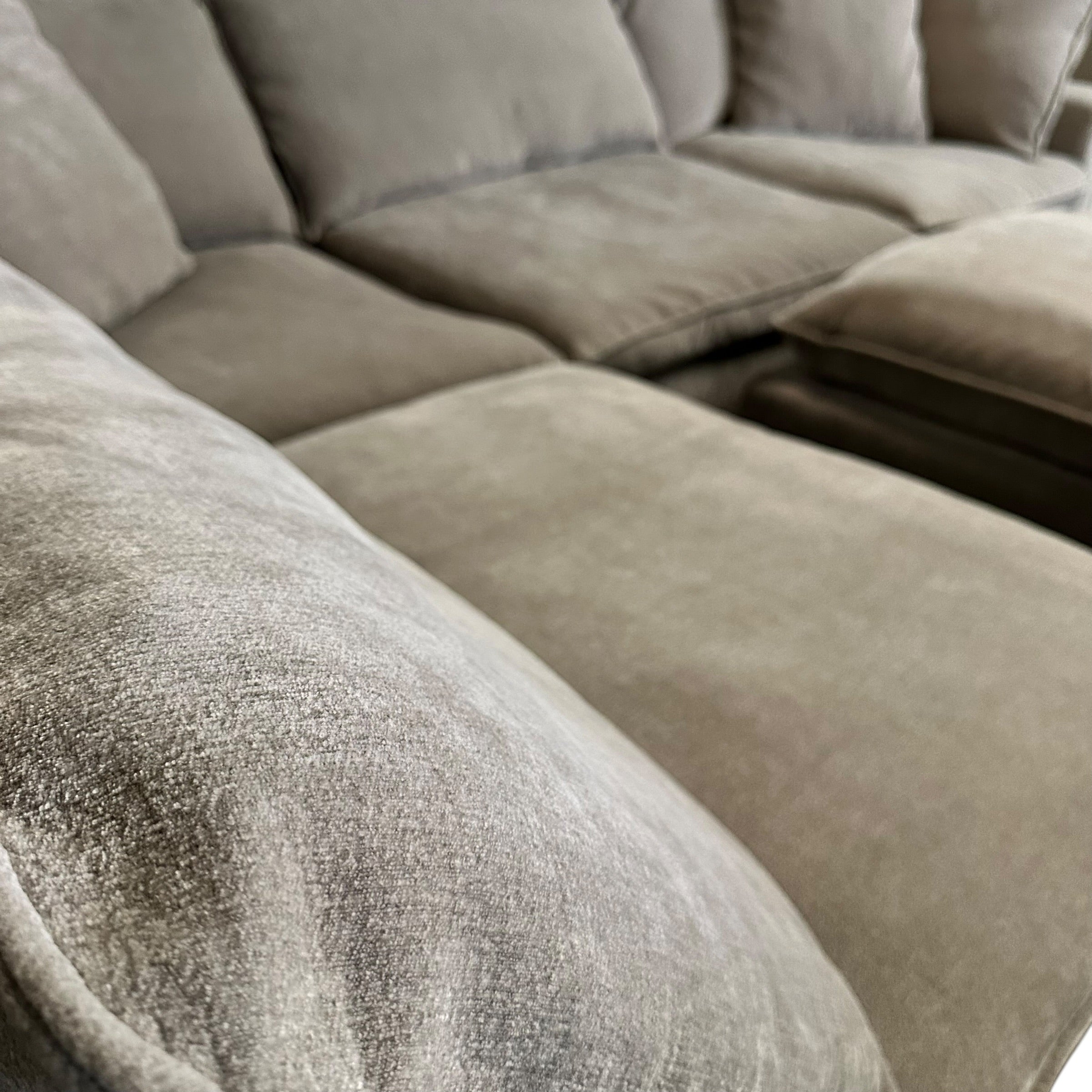 5 Pc Modular Cloud Sectional in Gray