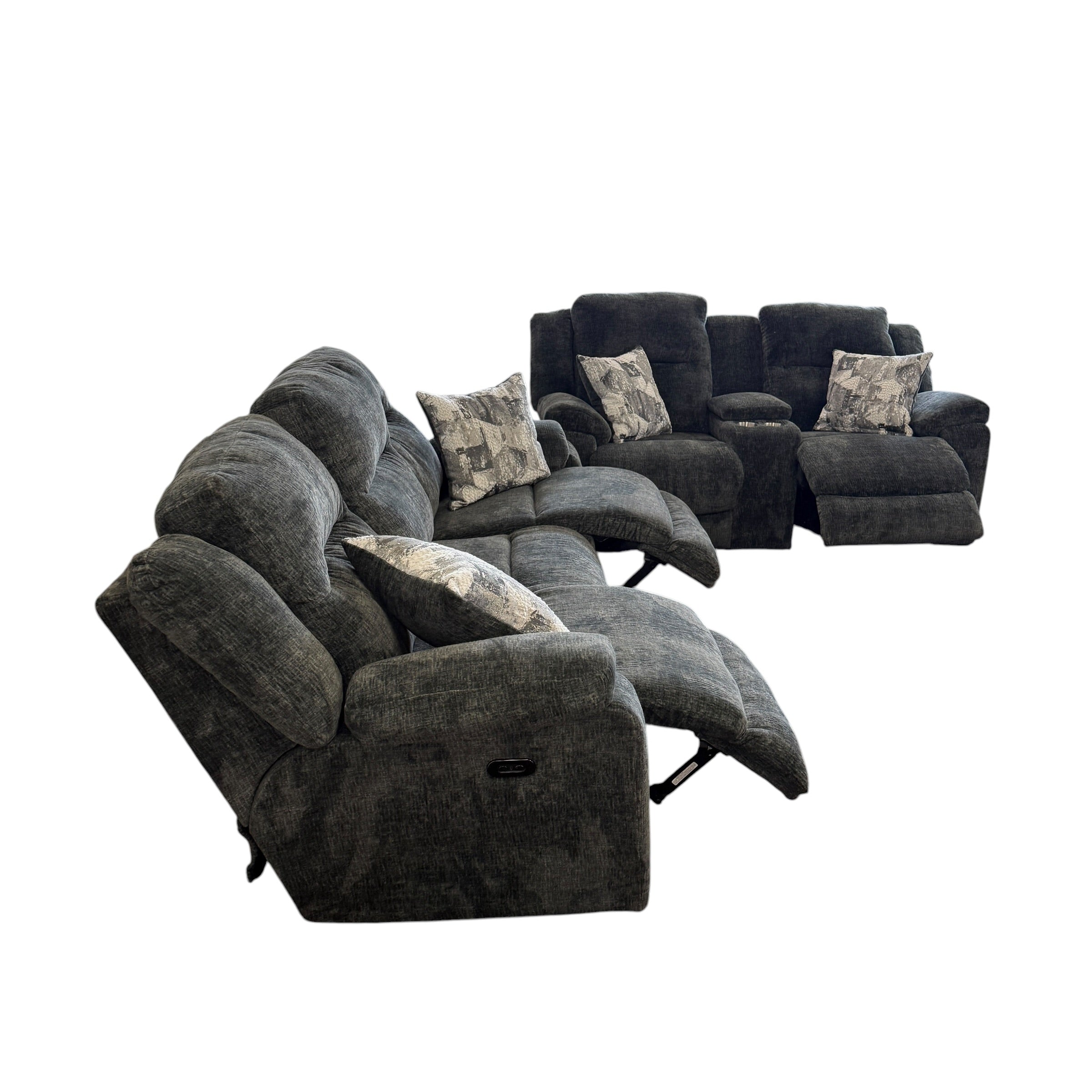 Heston Sofa and Loveseat Recliner Set