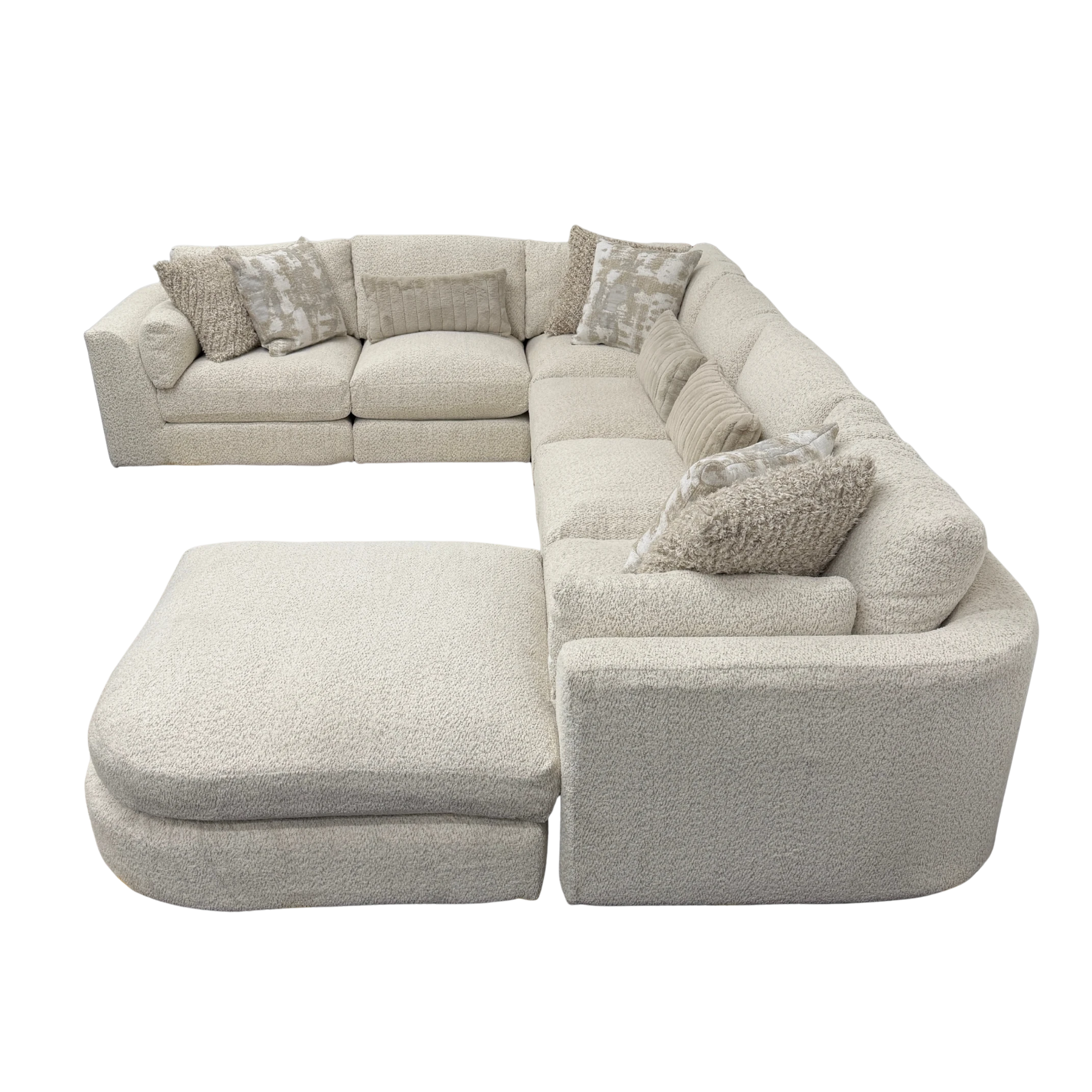 Juniper 6-Piece U-Shape Sectional with Ottoman