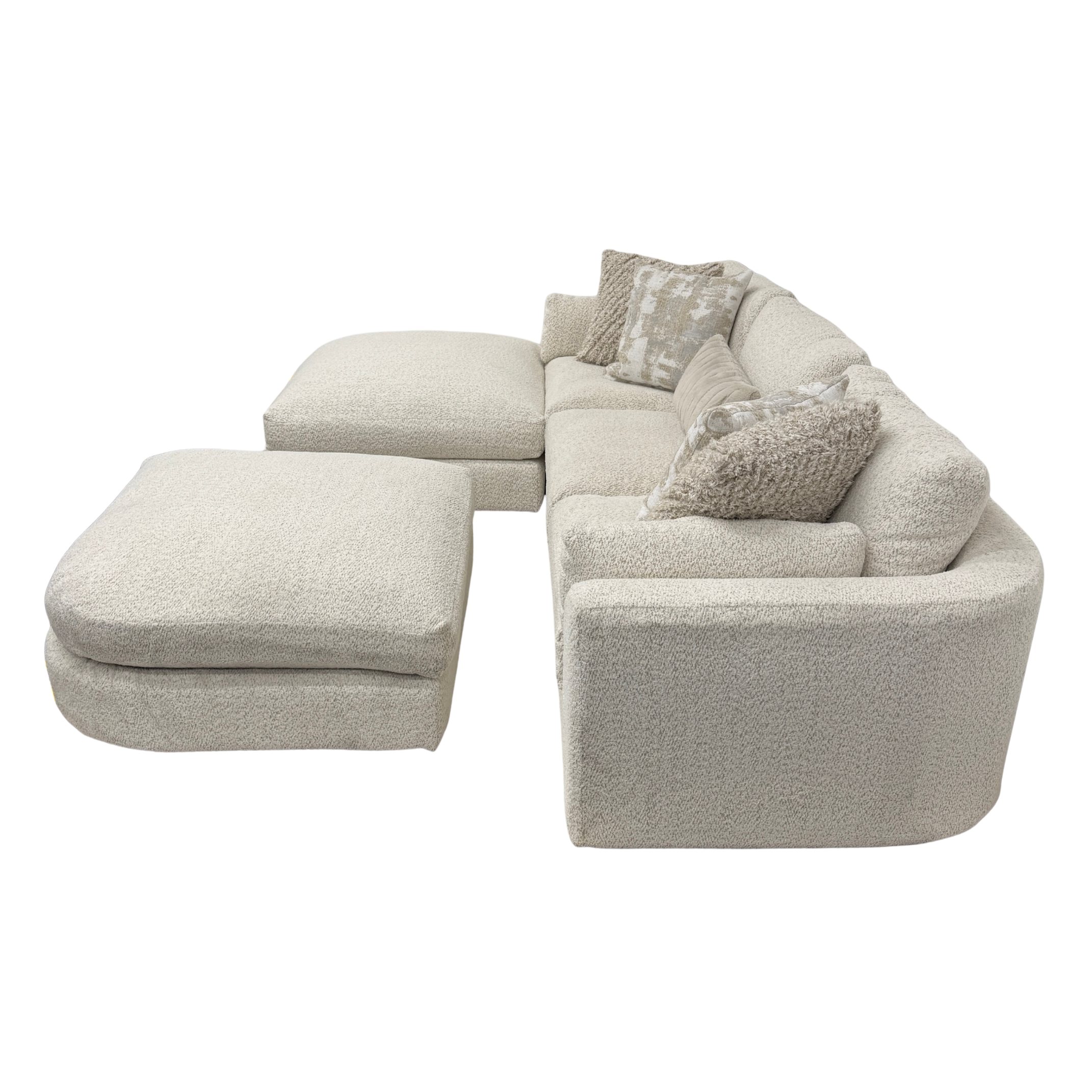 Juniper 3-Piece Sofa with 2 Ottomans