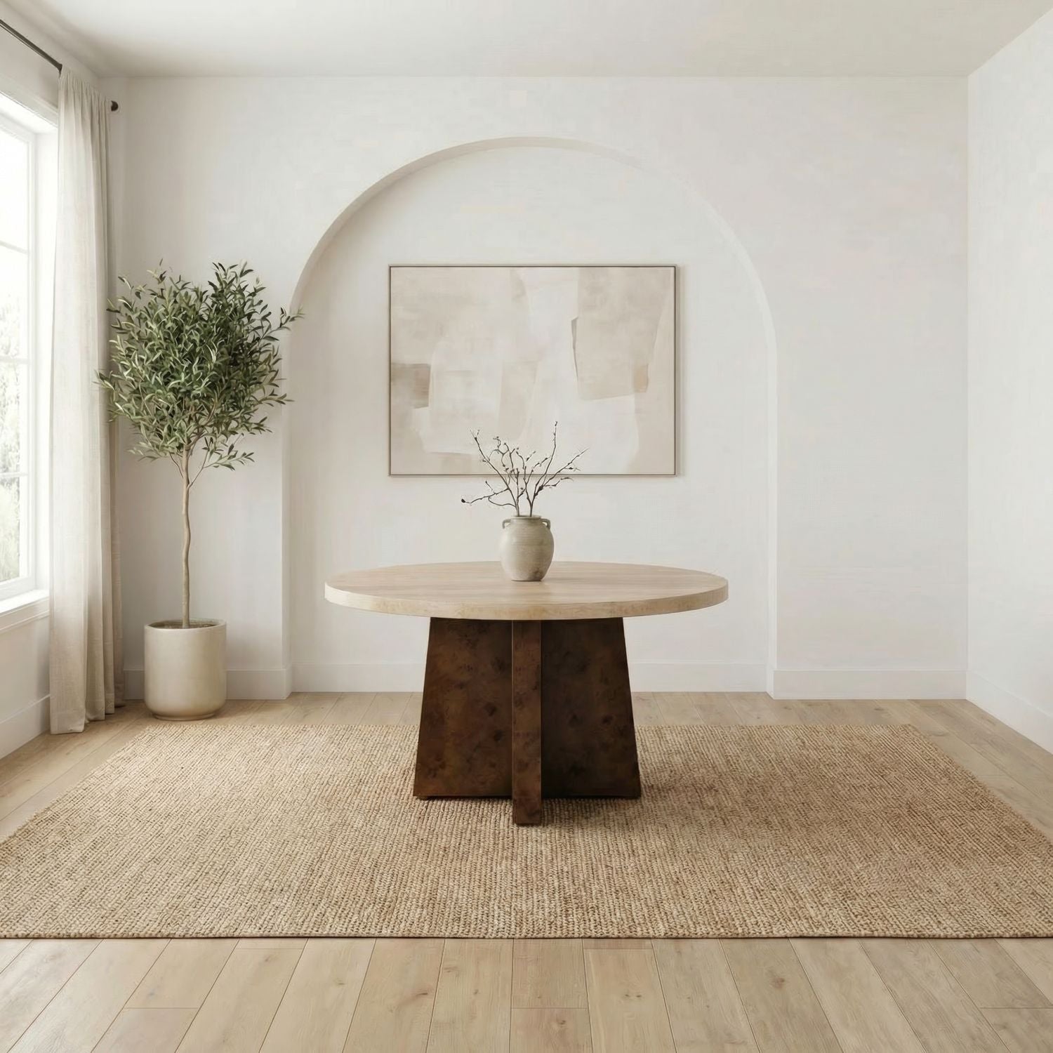 Round Pedestal Table Base