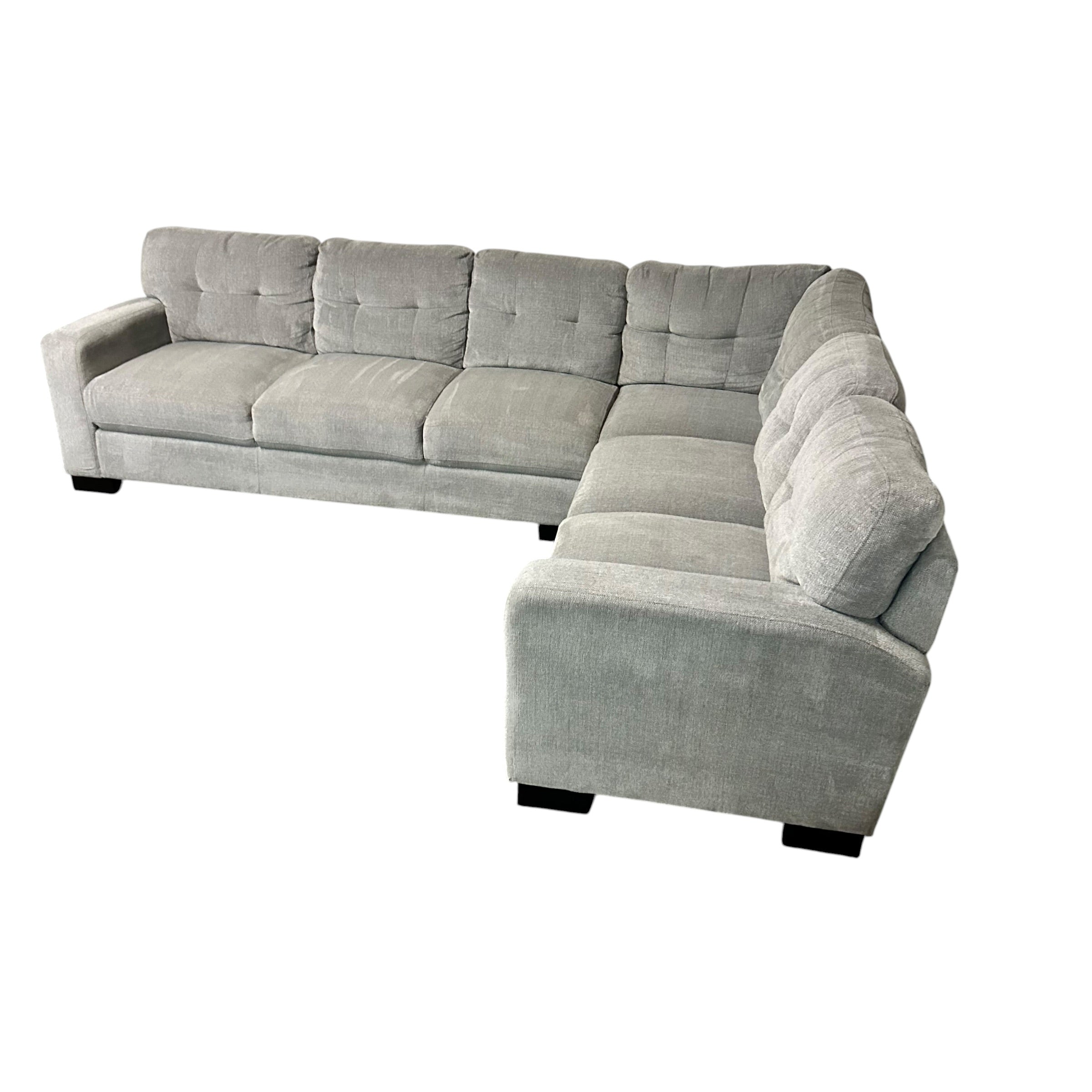Corner Sectional in Light Gray