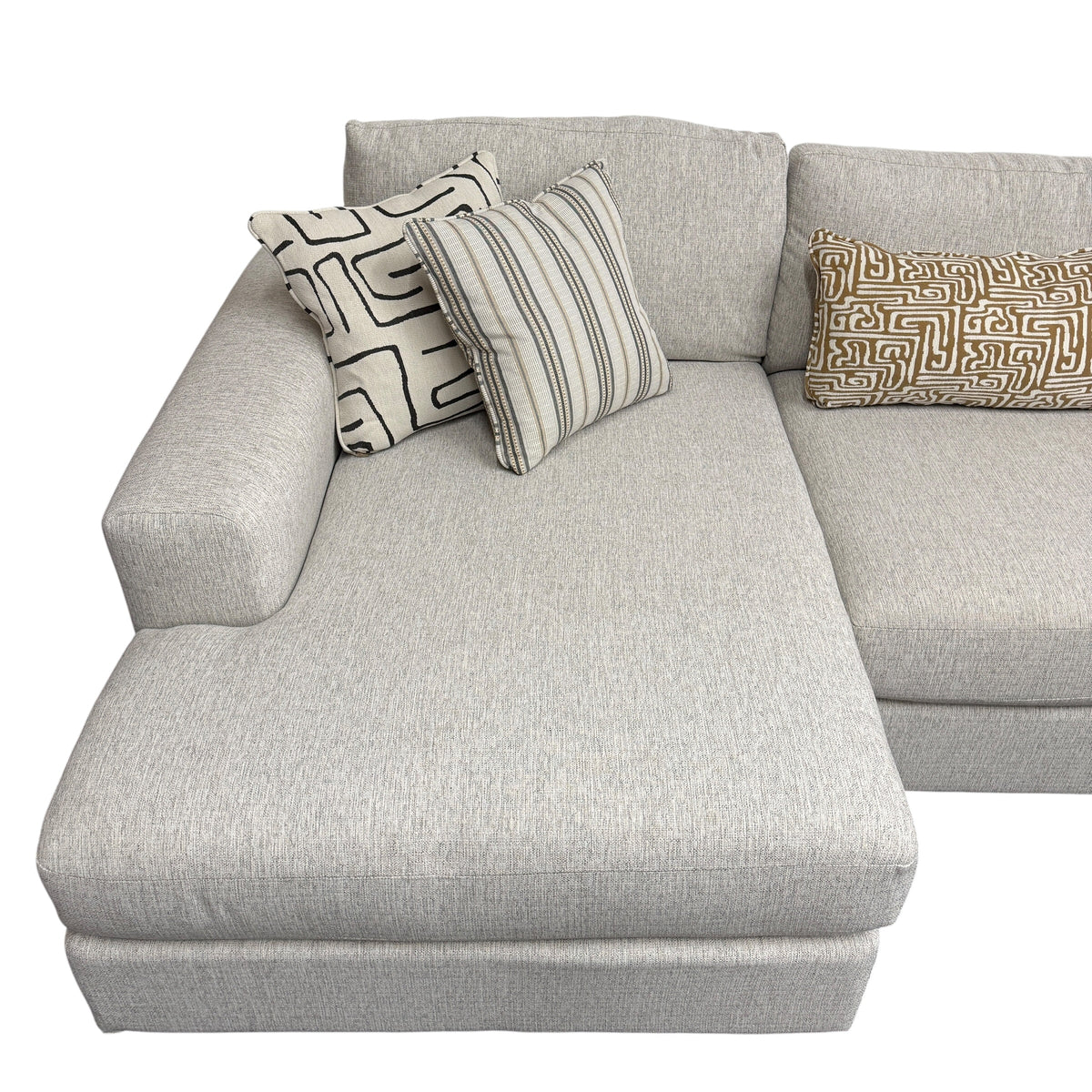 Mason Modular U- Shape Sectional with RAF Bumper Chaise