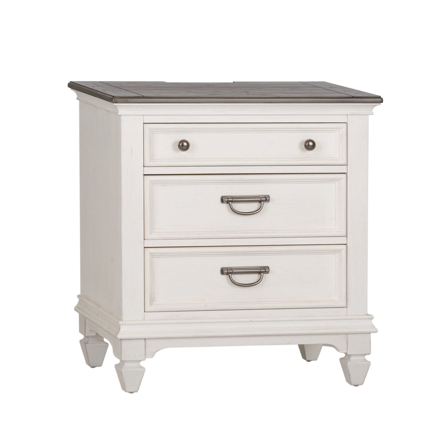 Allyson Park Nightstand with Charging Station