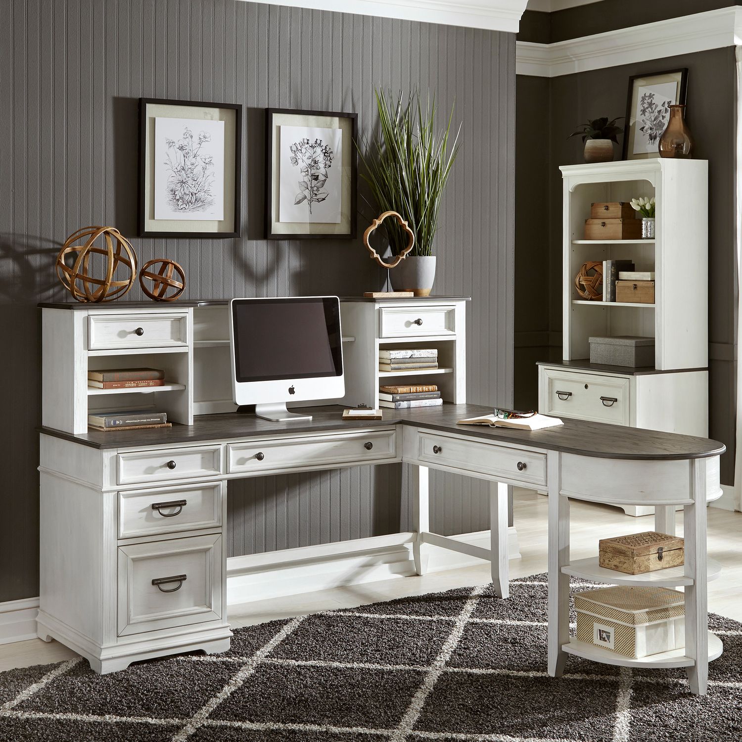 L Writing Desk Base