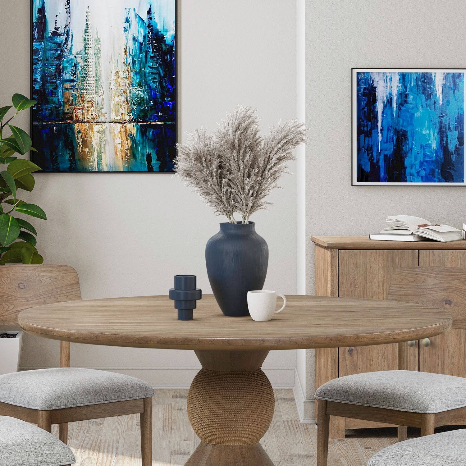 54 Inch Pedestal Table Top