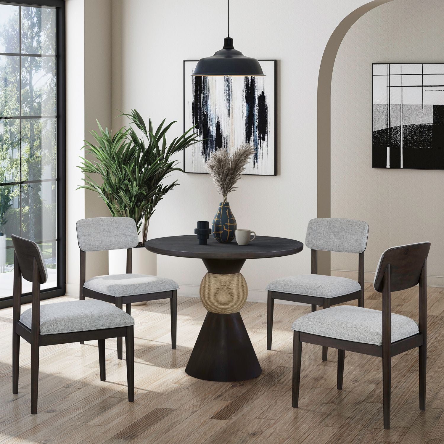 5 Piece Round Table Set