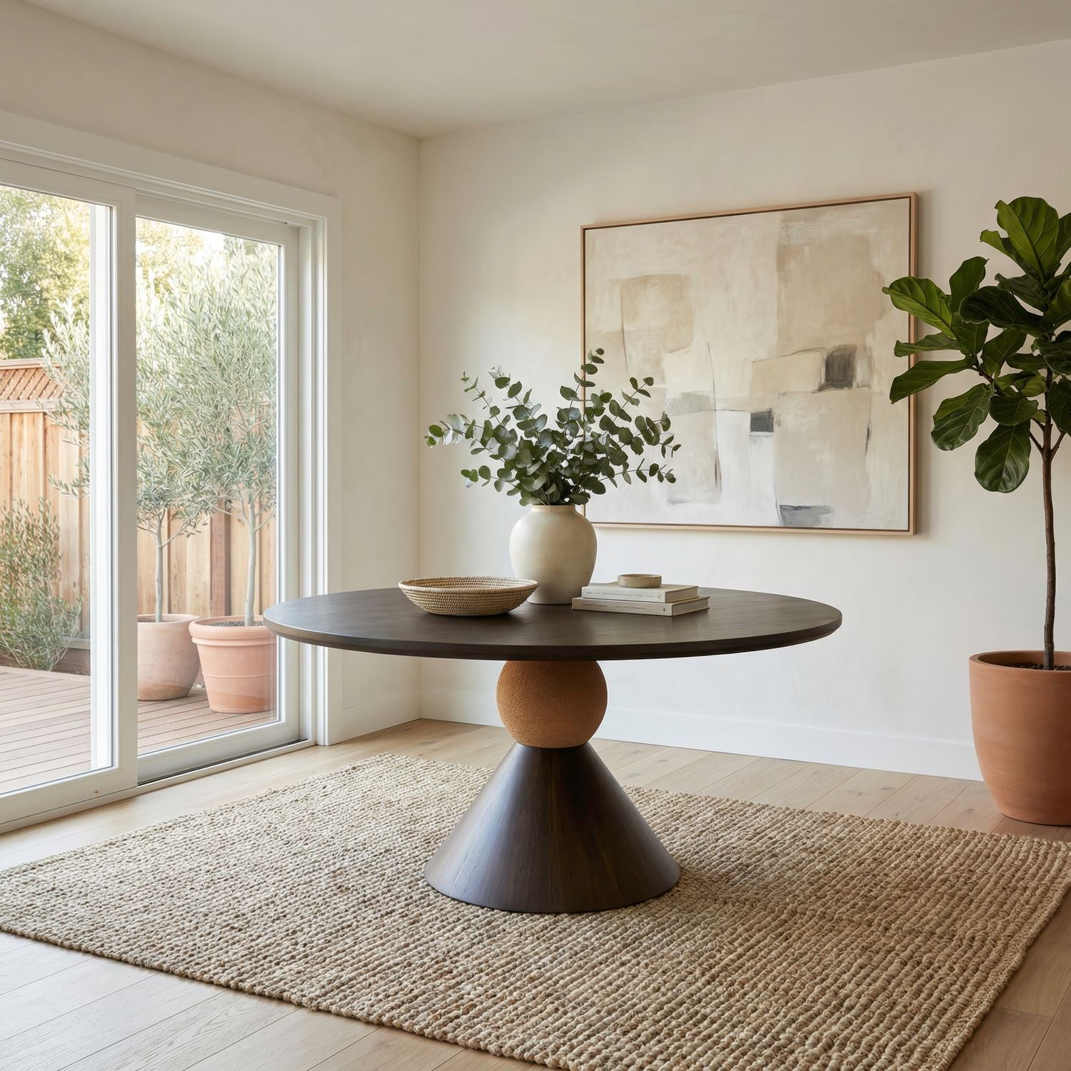 Round Ped Table Set