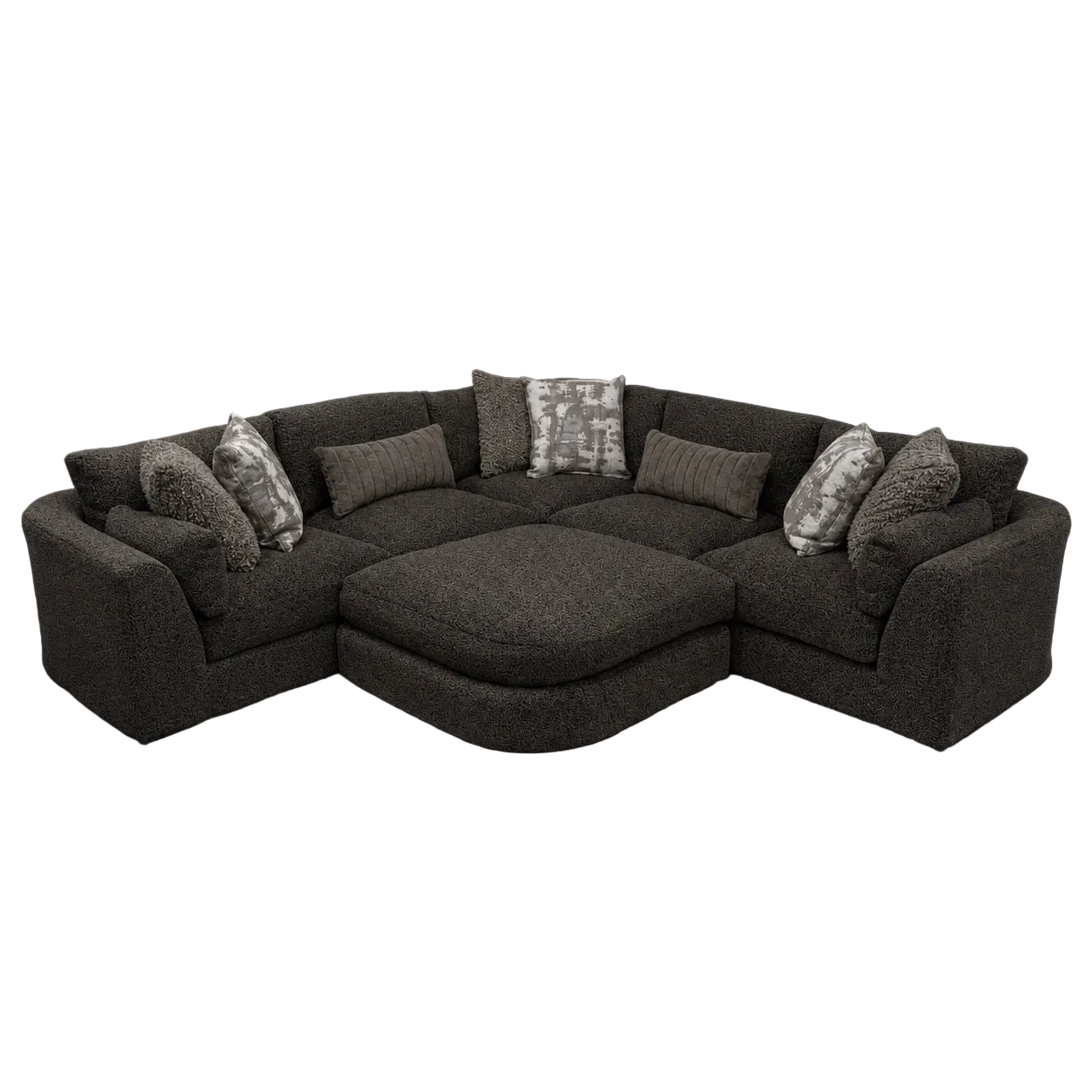 Juniper 5-Piece Corner Sectional with Ottoman