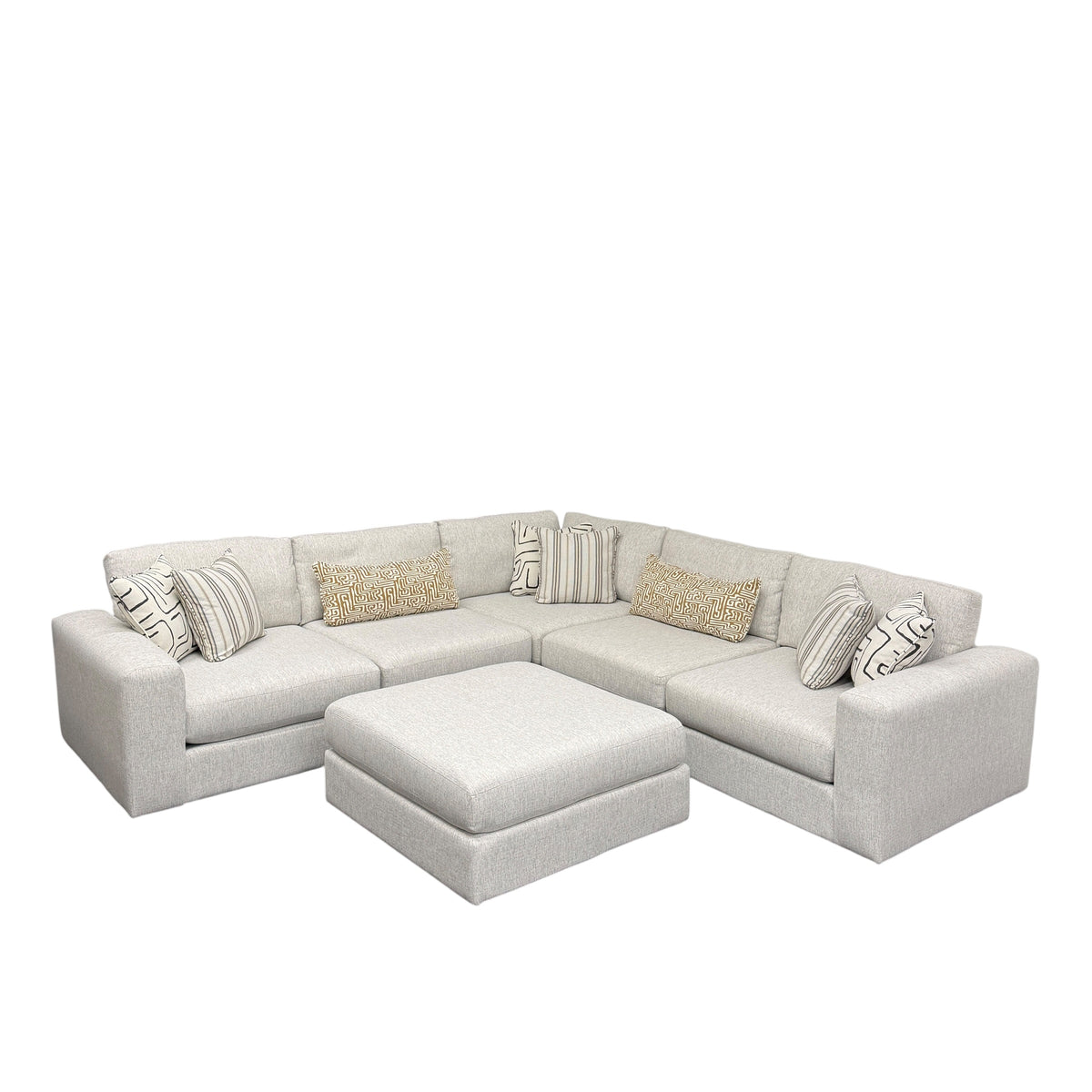 Mason Modular 5-Piece Corner Sectional with Ottoman