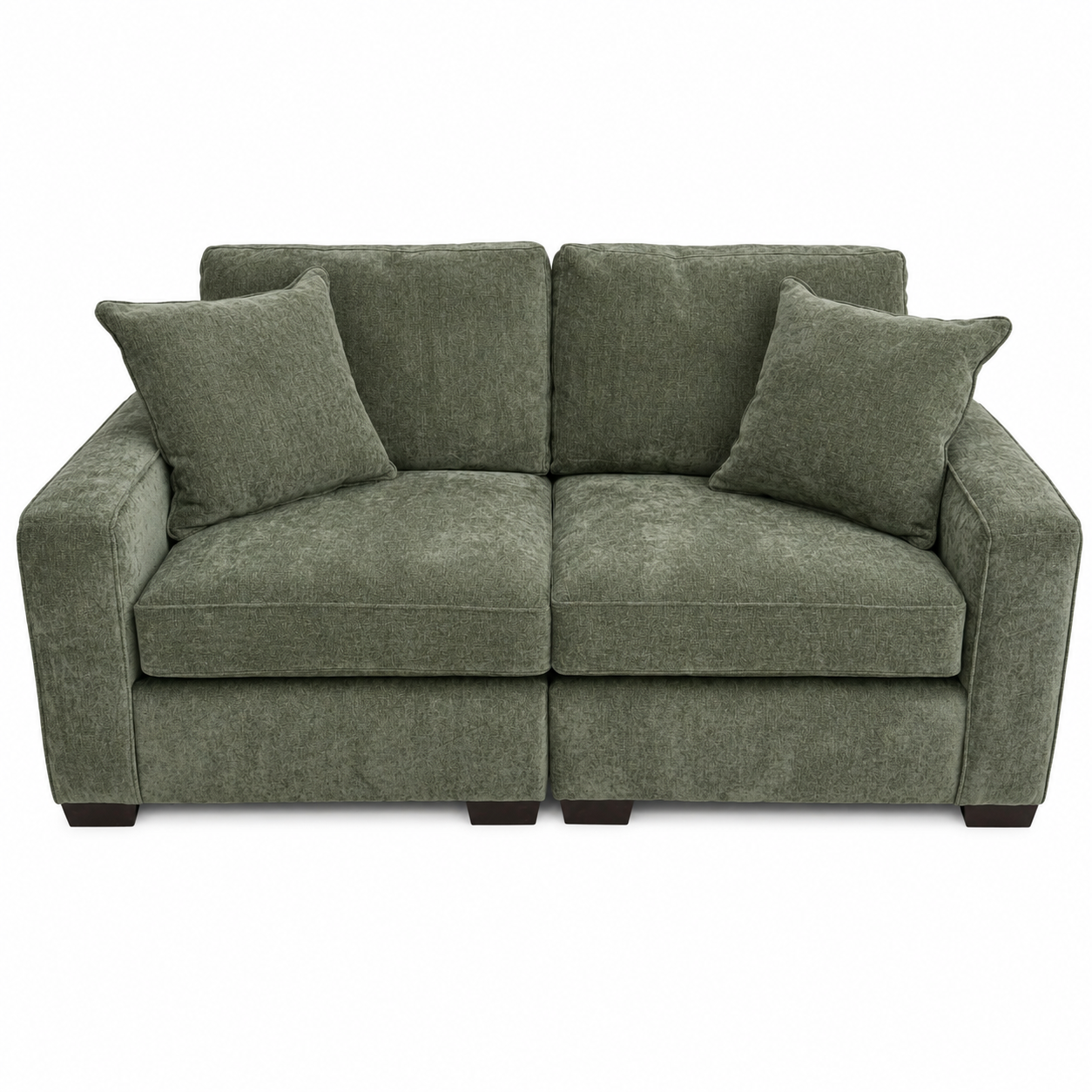Alton 2 Pc Loveseat in Olive Green