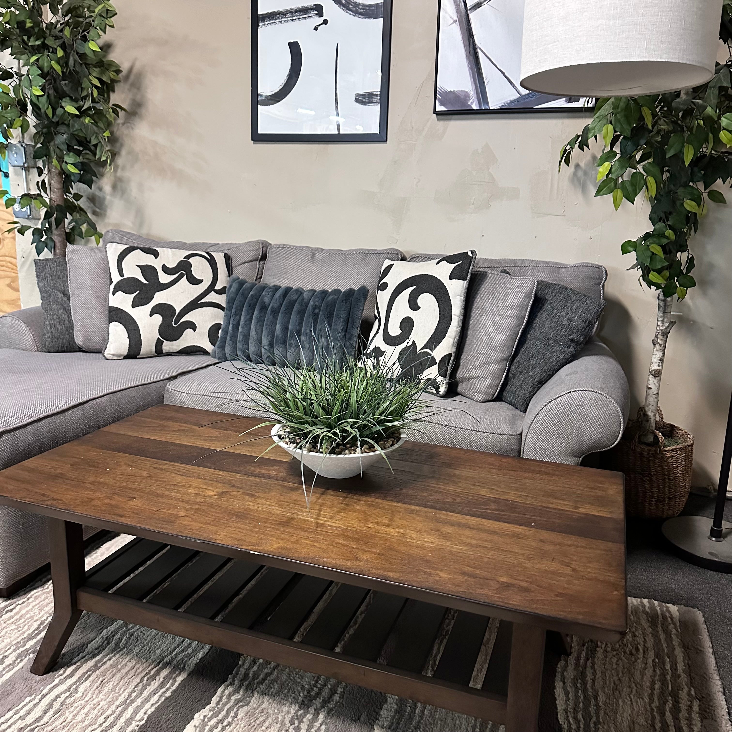 Gray Sectional Sofa
