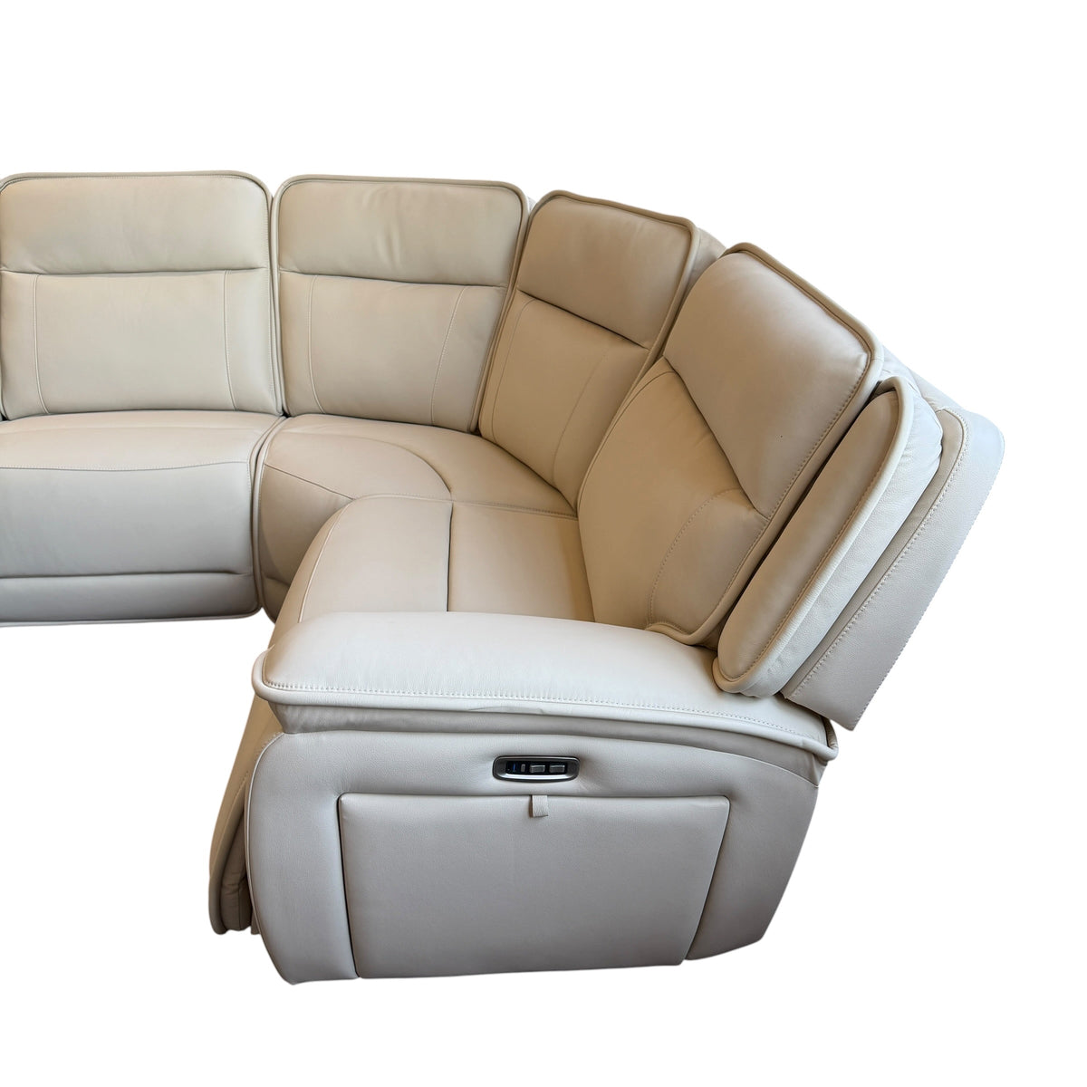 Madison 4 Pc Leather Reclining Sectional