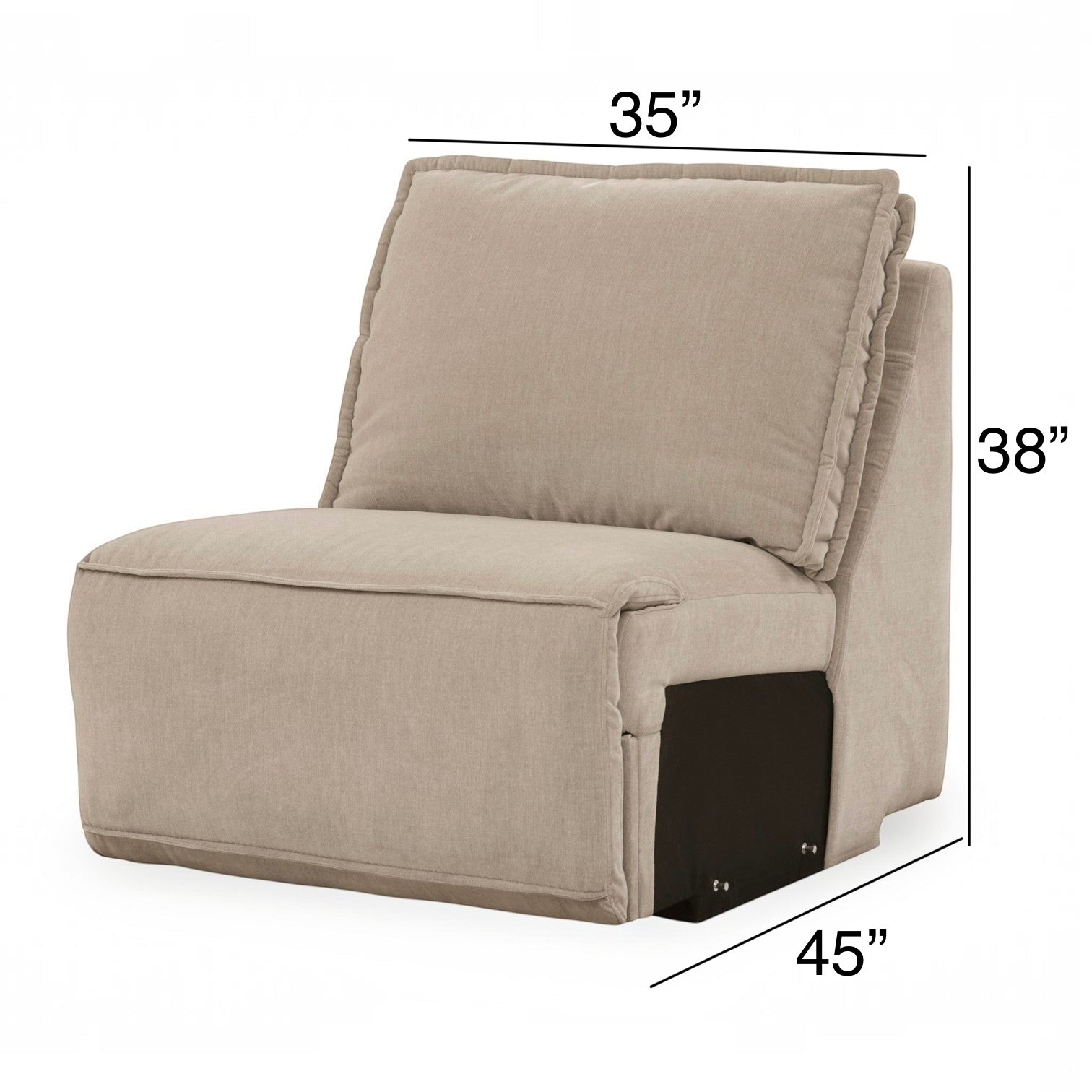 Capri Armless Chair