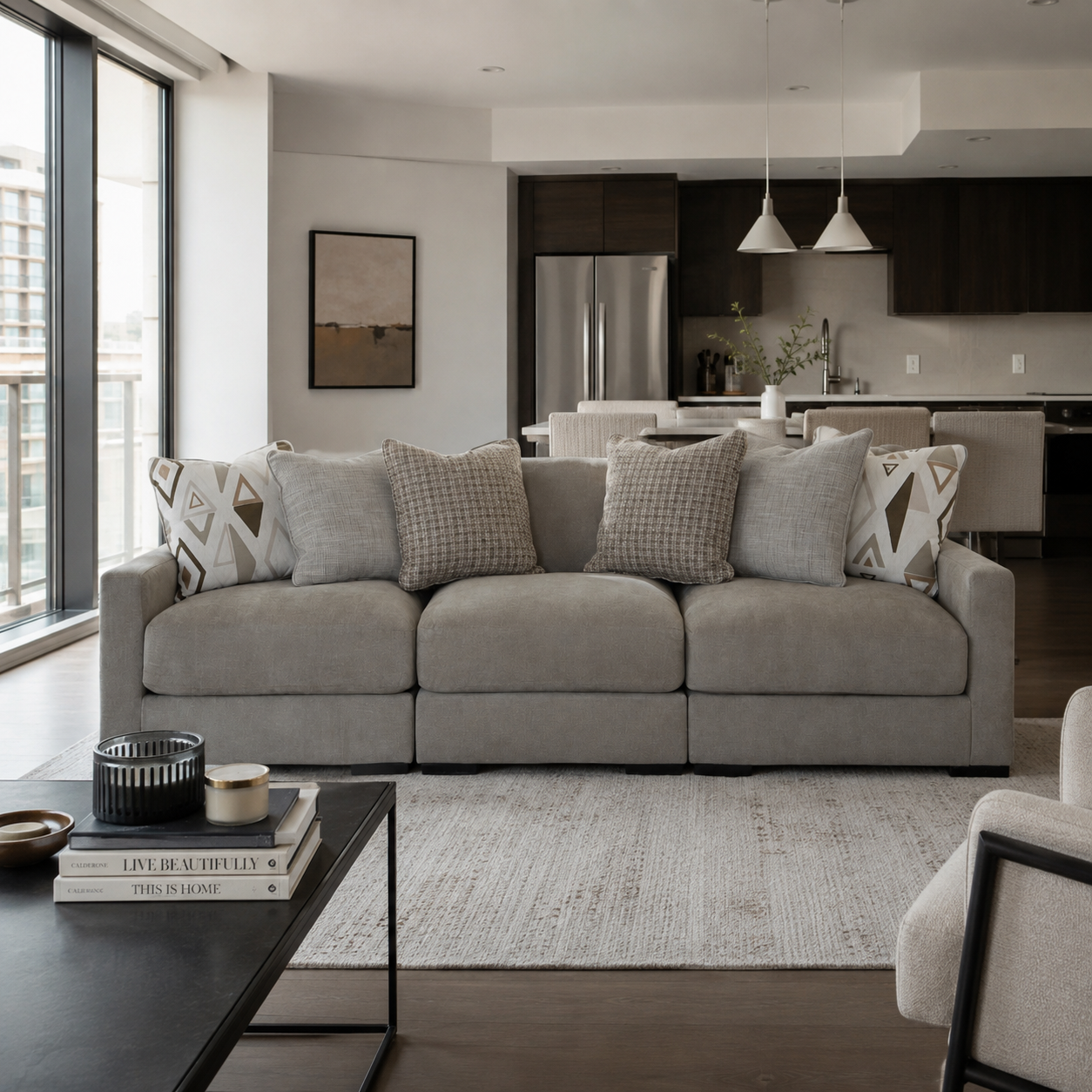 Jolie Sectional -Customizable