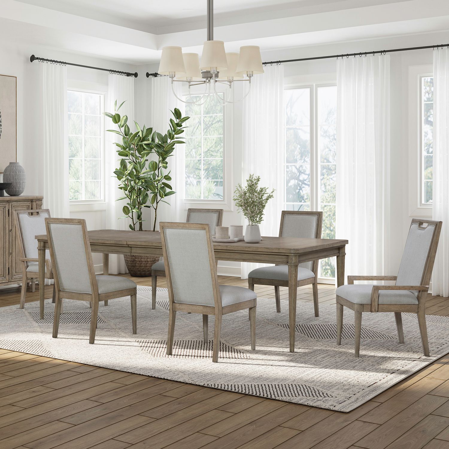 Alt 7 Piece Rectangular Table Set
