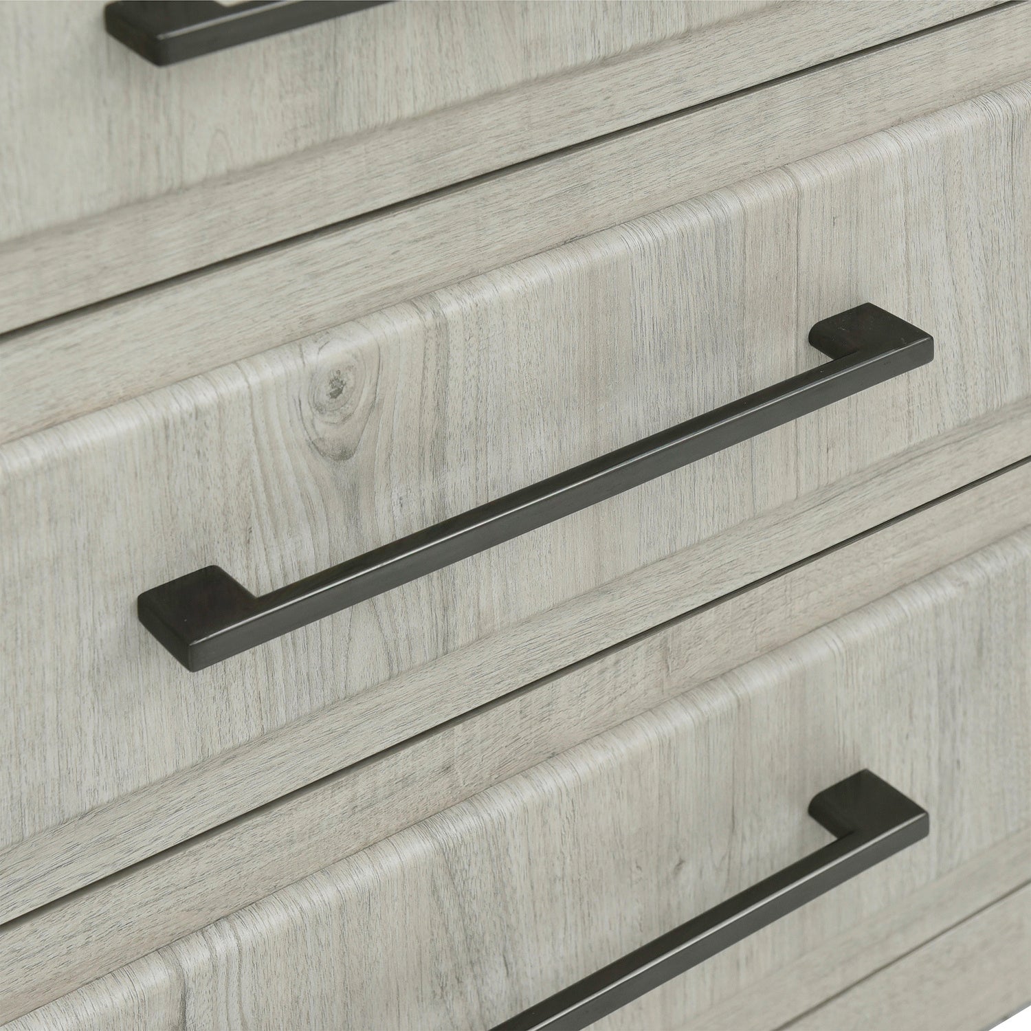 Modern Play 3 Drawer Nightstand with Charging Station