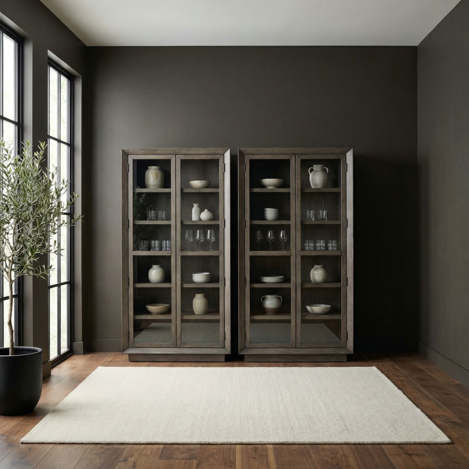 2 Piece Bunching Cabinet Set