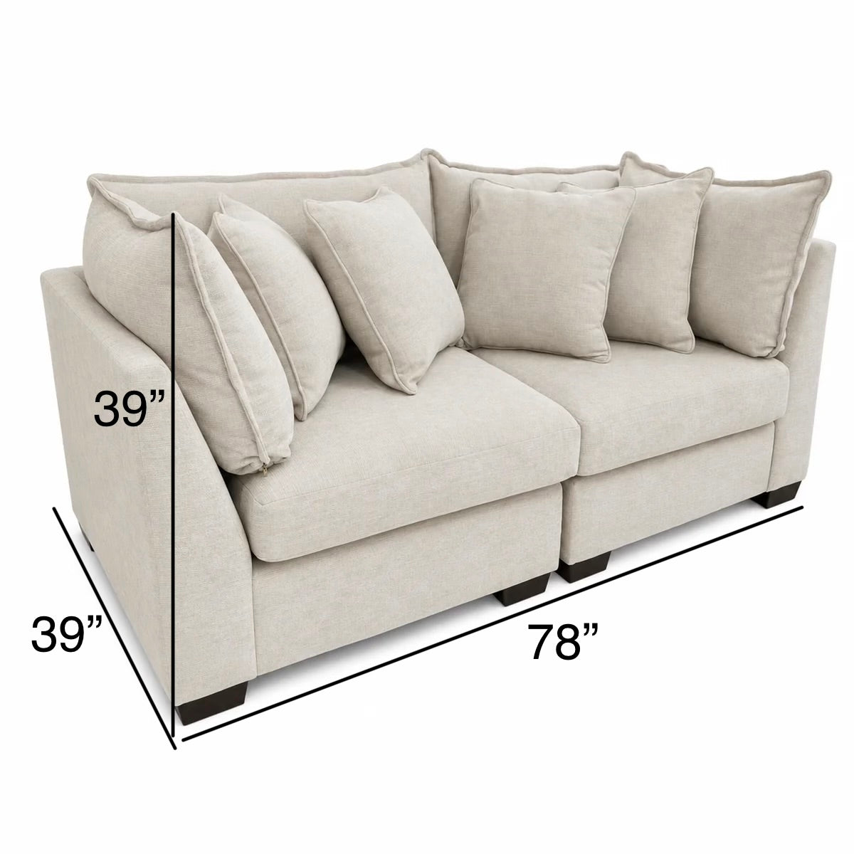 Alina Two Seater Loveseat