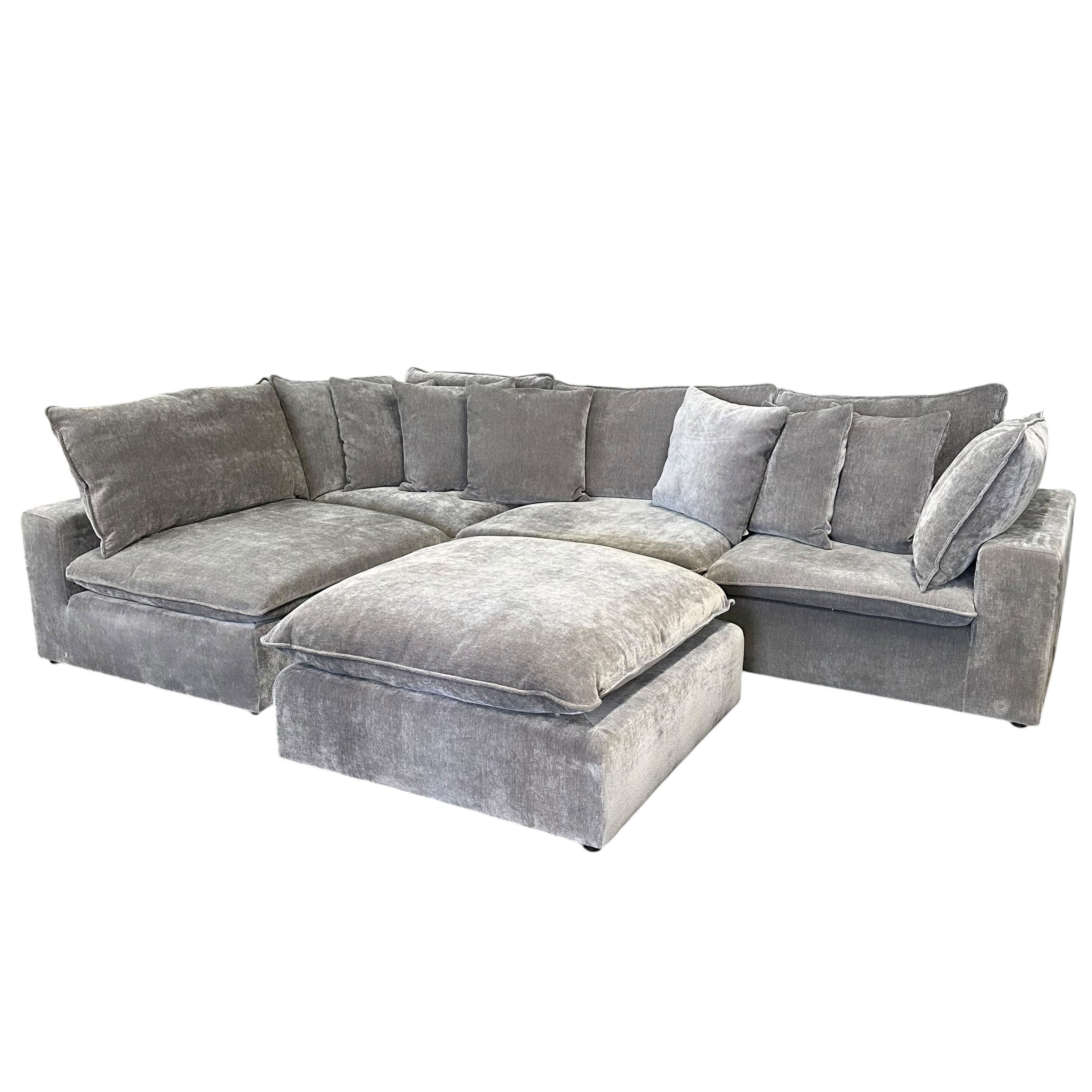 5 Pc Modular Cloud Sectional Sofa
