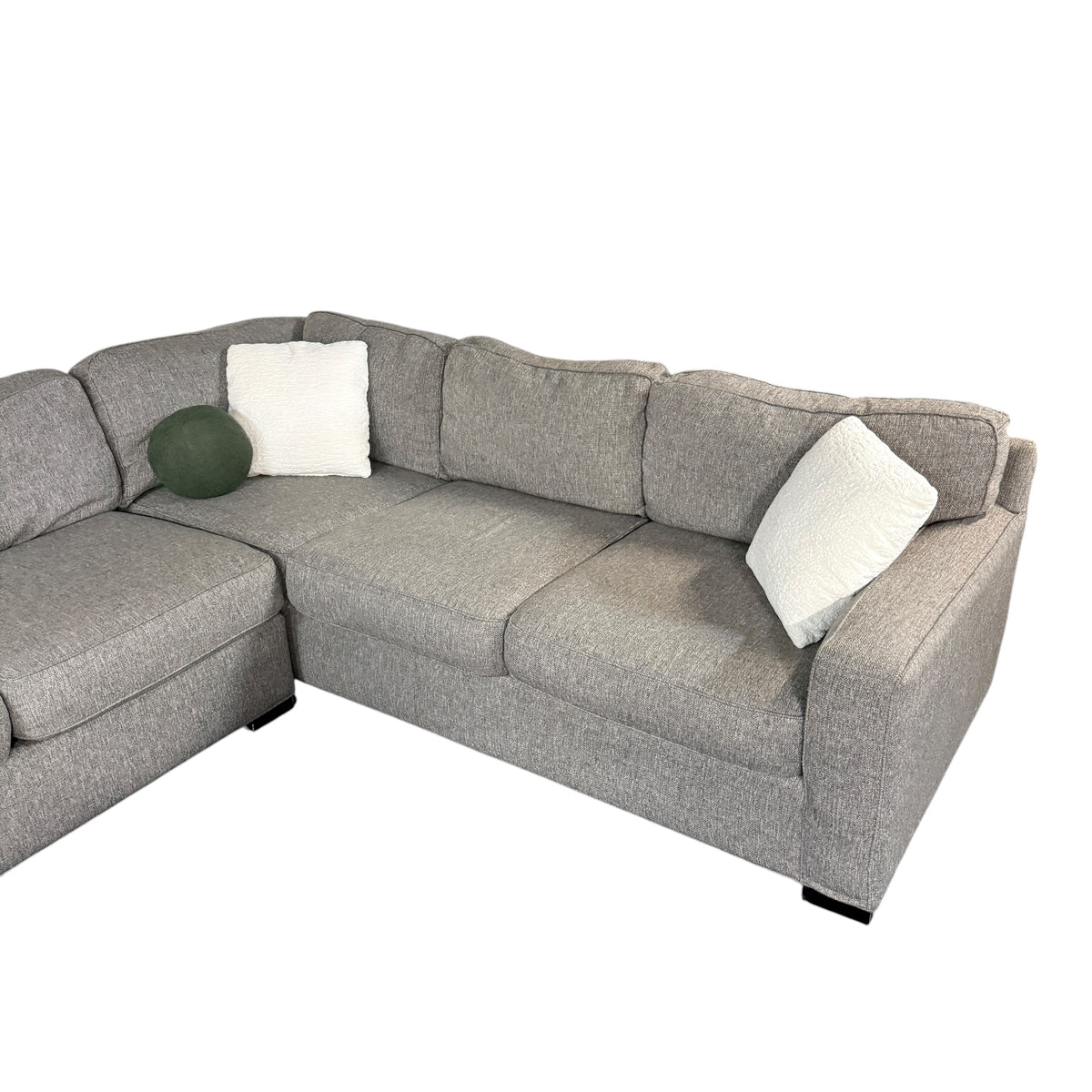 U-Shape Sectional in Gray with LAF Chaise