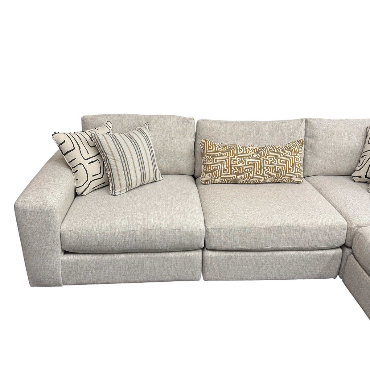 Mason Modular Sectional with RAF Bumper Chaise