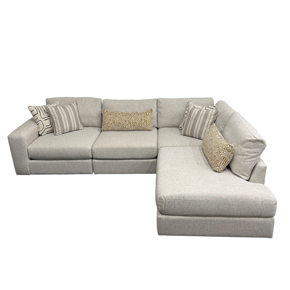 Mason Modular Sectional with RAF Bumper Chaise