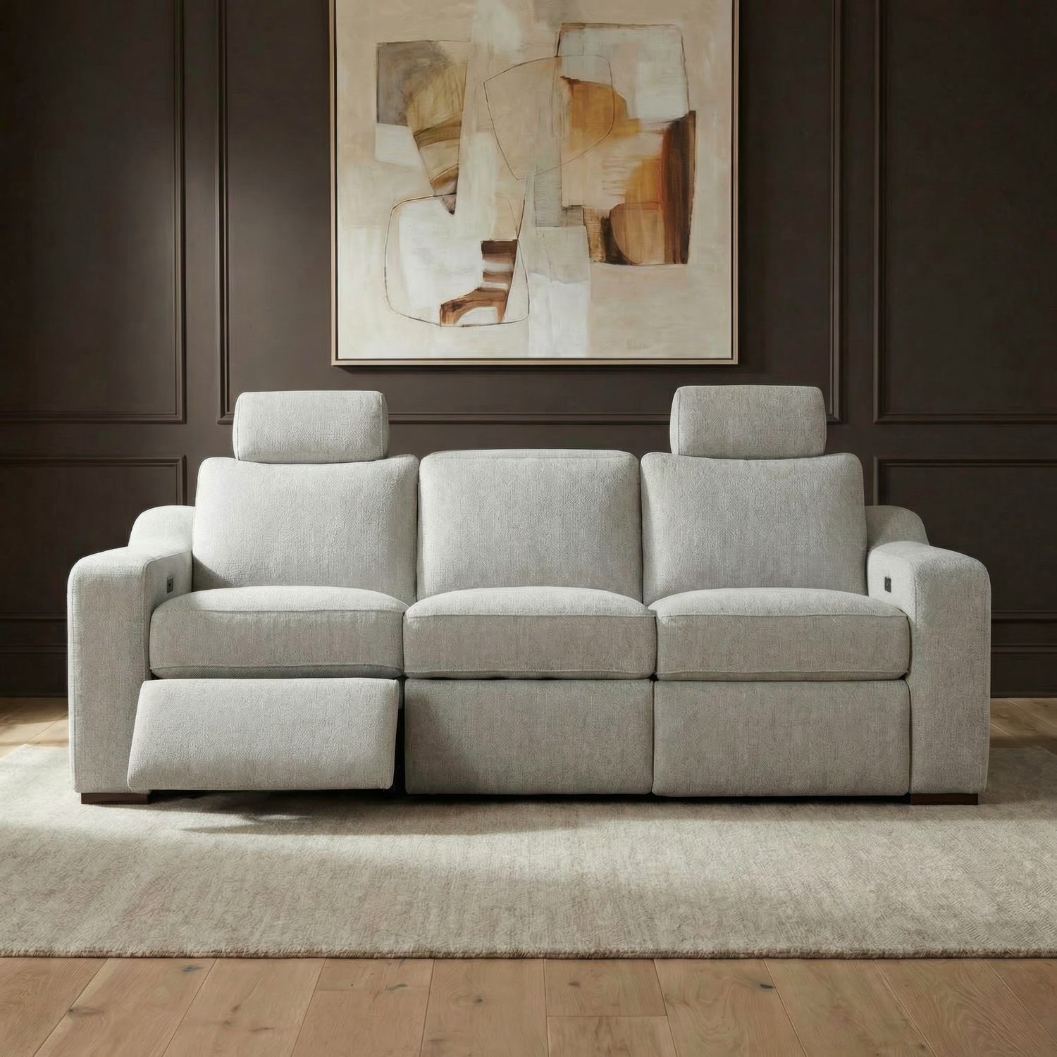 Sofa with Power Footrest & WS