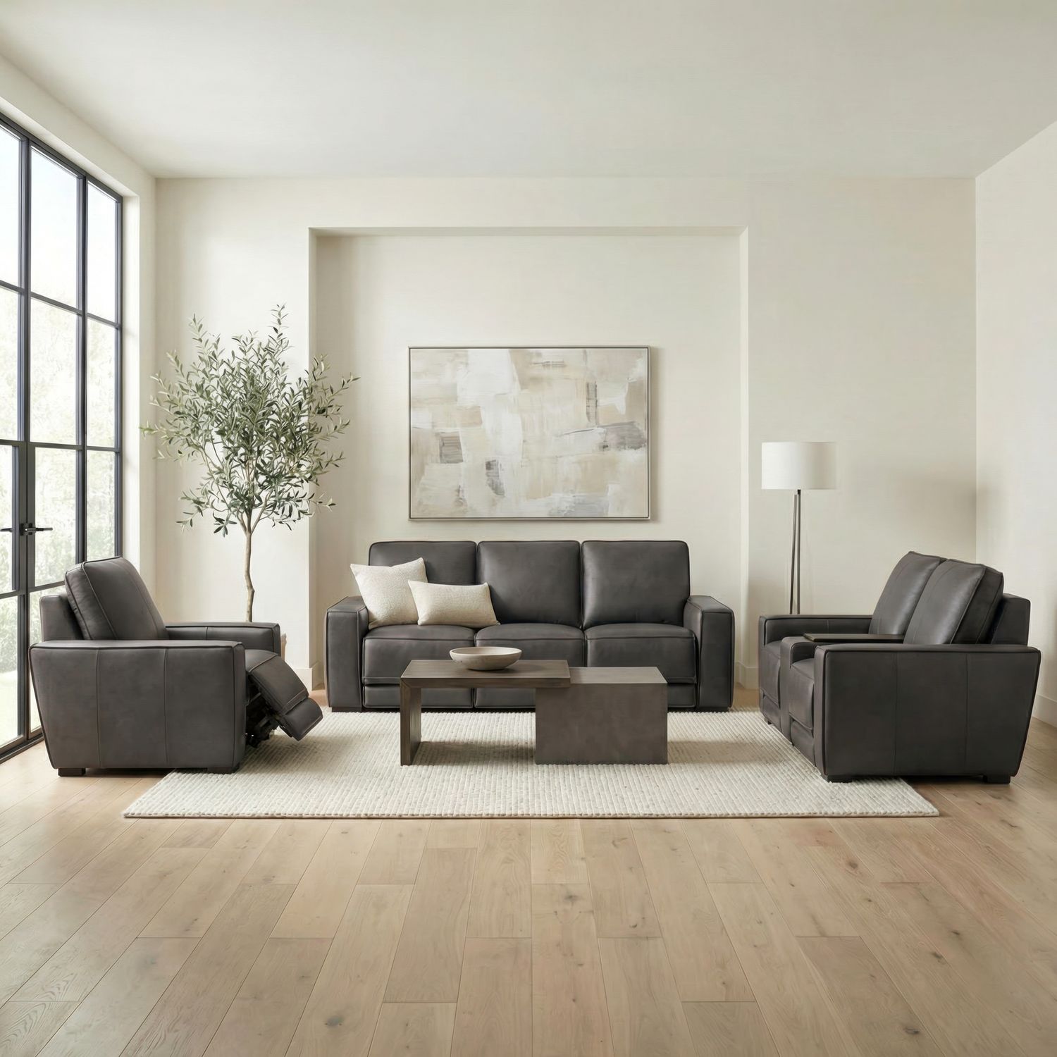 Sofa w/ Loveseat & Recliner