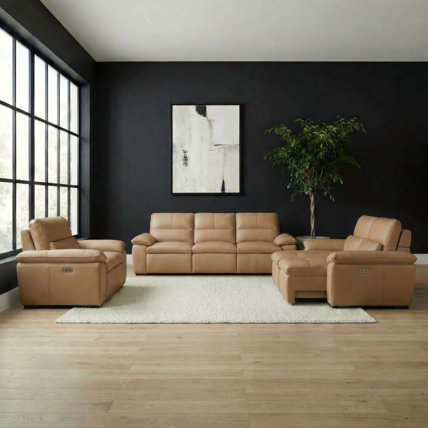 Sofa w/ Loveseat & Recliner