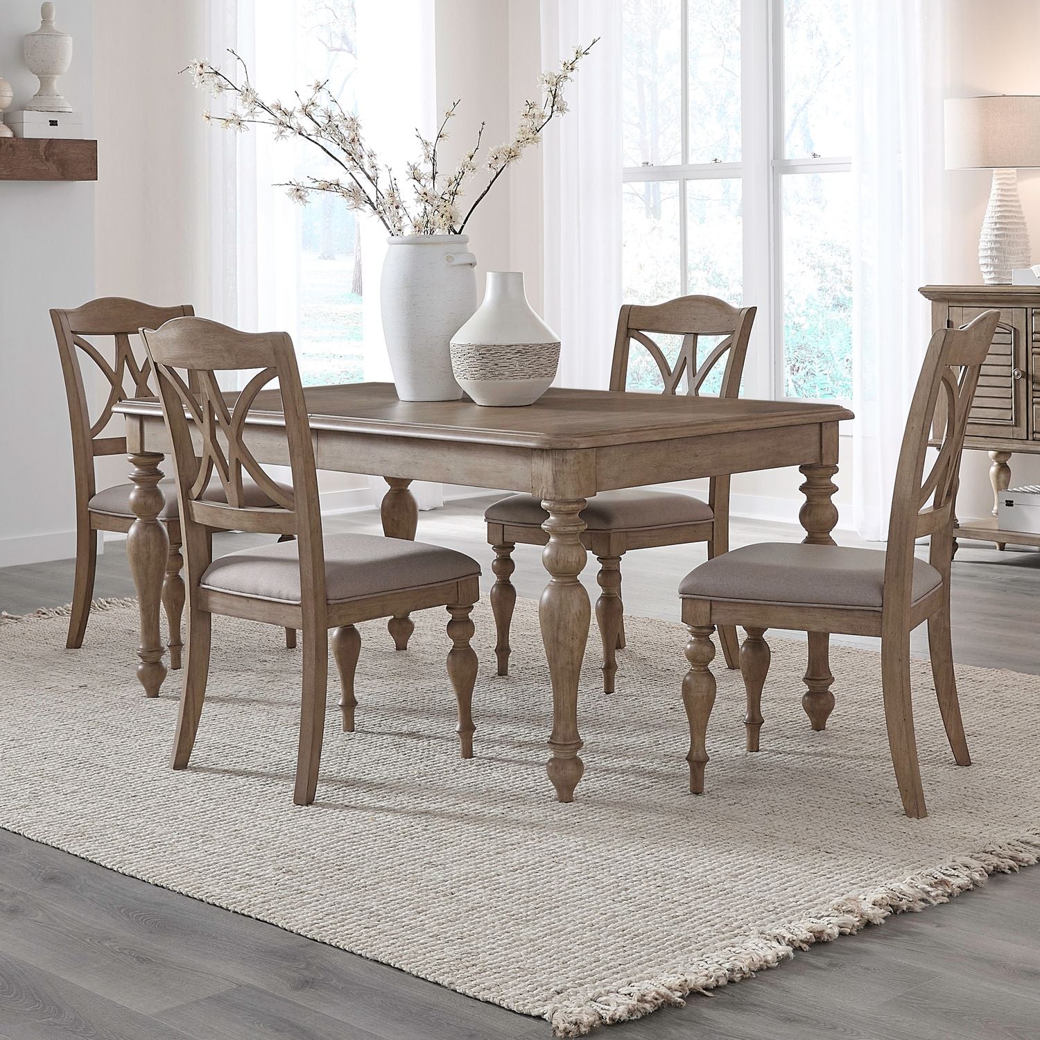 5 Piece Rectangular Table Set