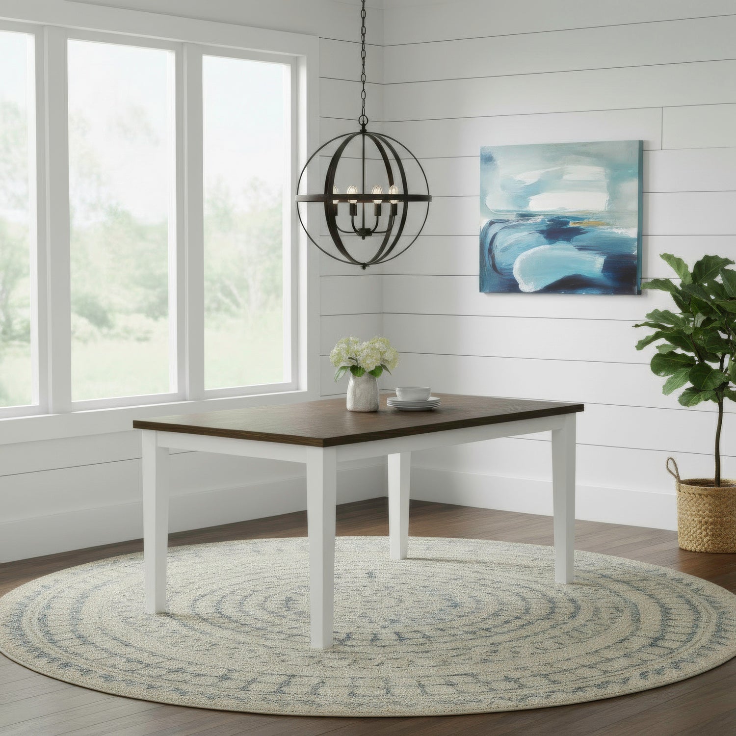 Landale Rectangular Leg Dining Table