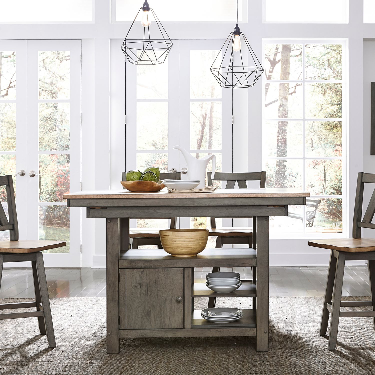 5 Piece Gathering Table Set