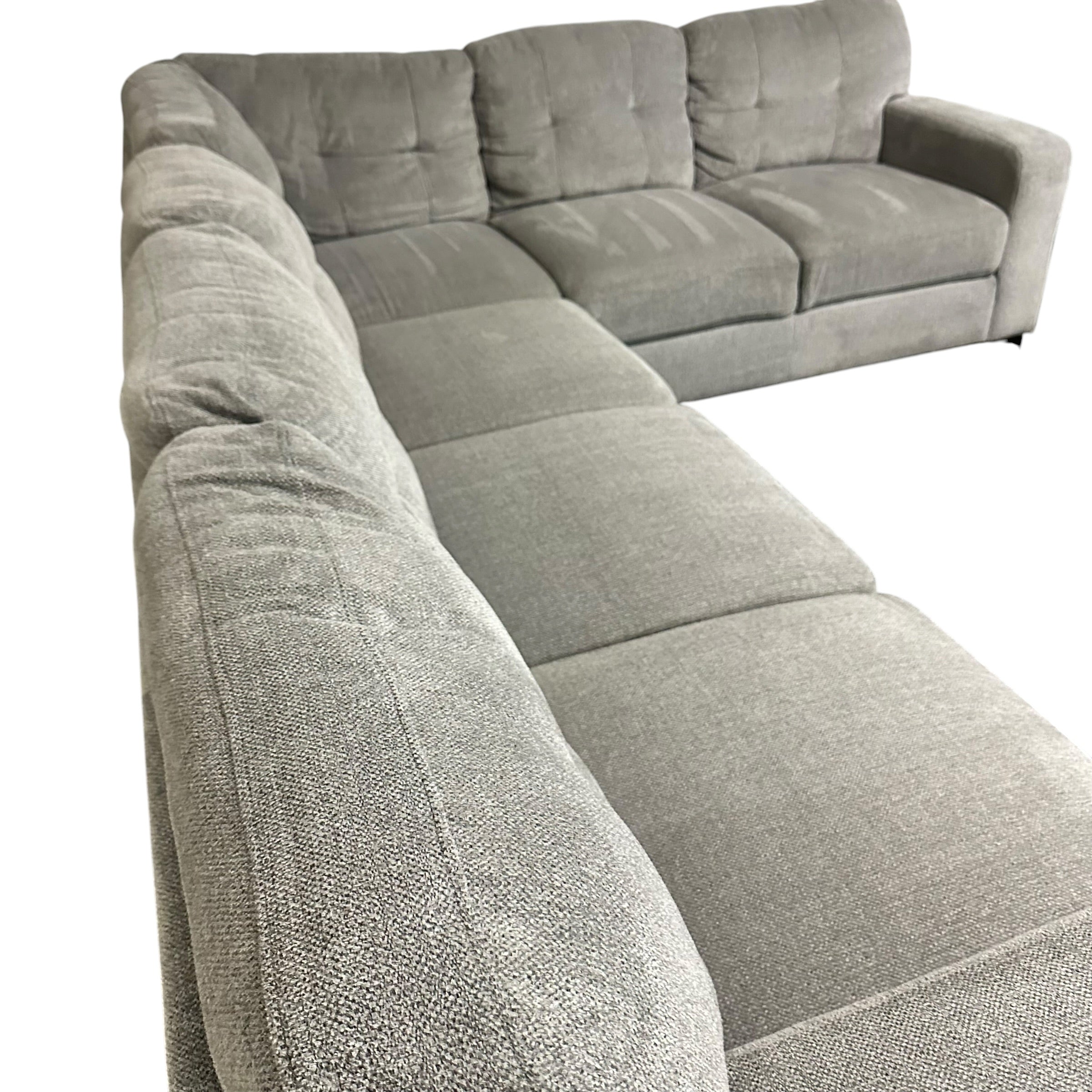 Corner Sectional in Light Gray
