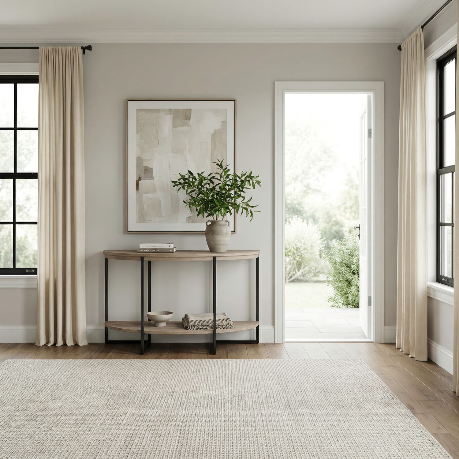 Demilune Sofa Table