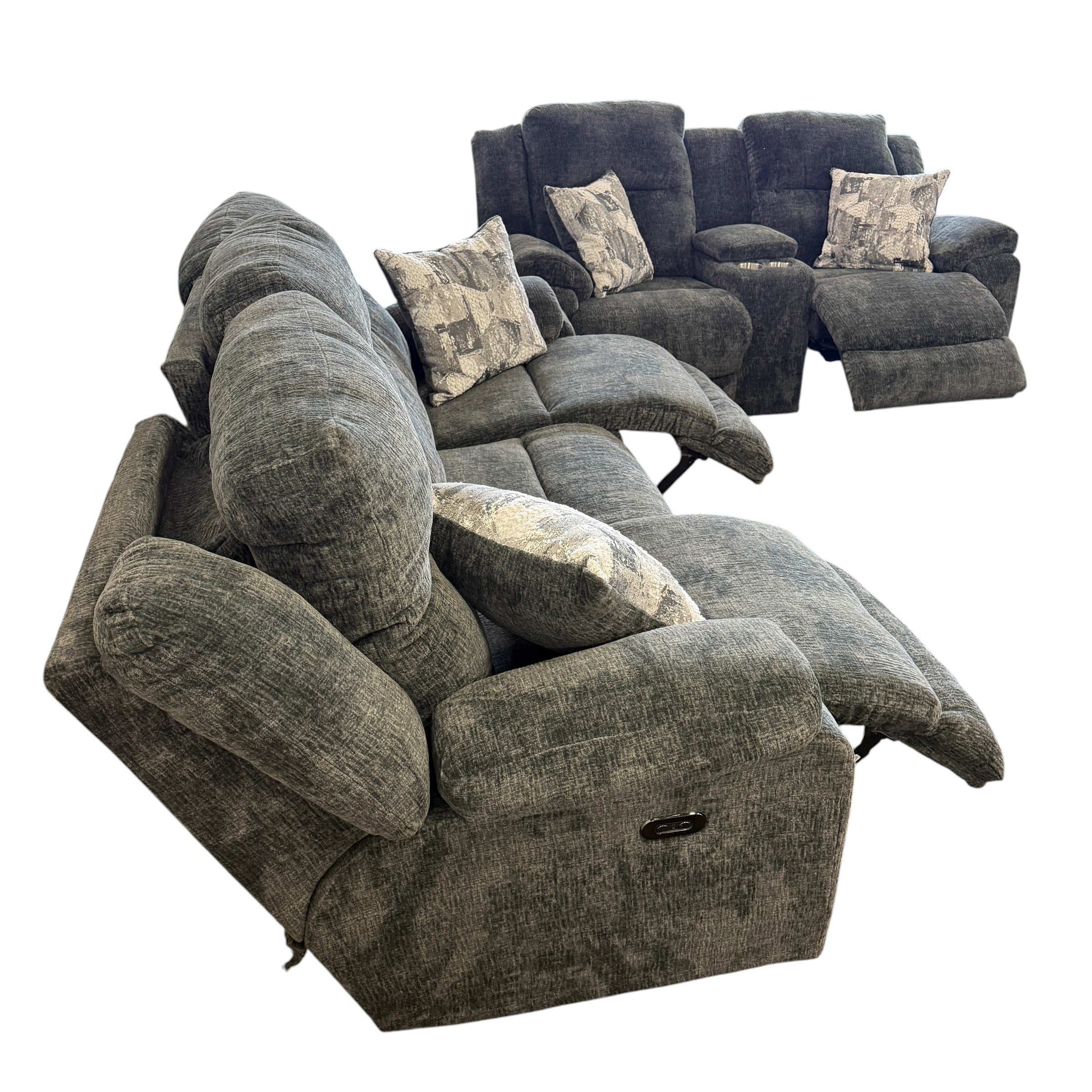 Heston Sofa and Loveseat Recliner Set