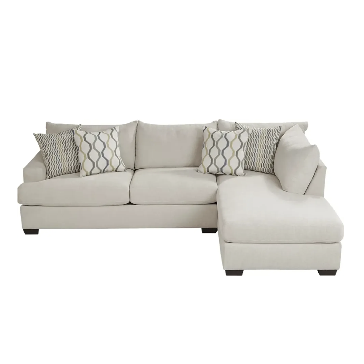 Sandburg Sectional with Bumper Chaise