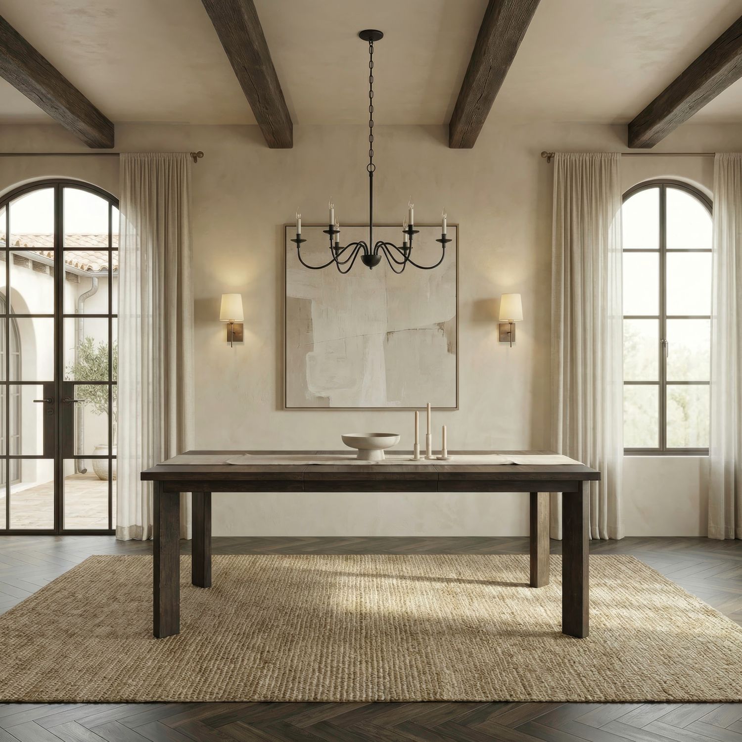 Rectangular Leg Table