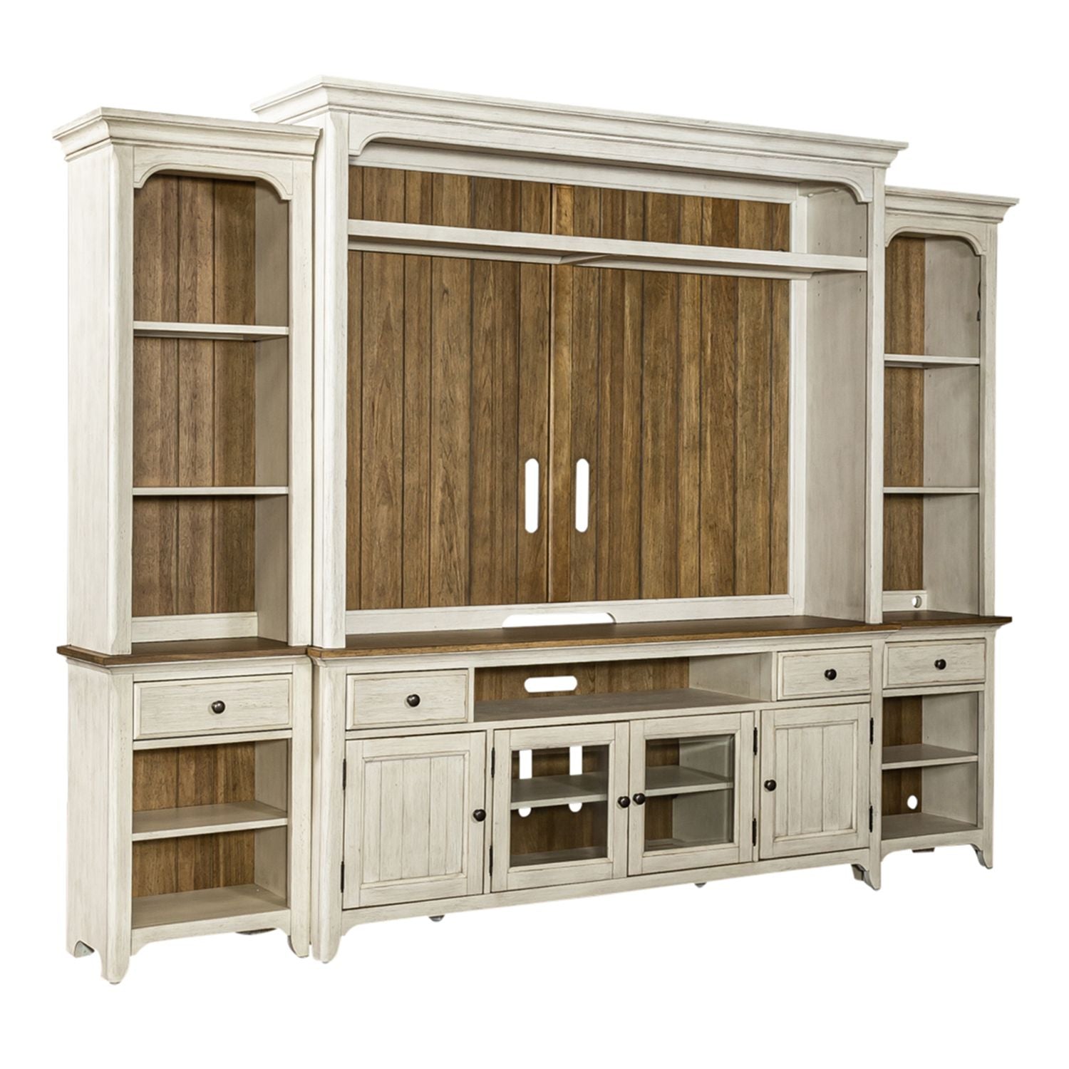 Entertainment Center with Piers