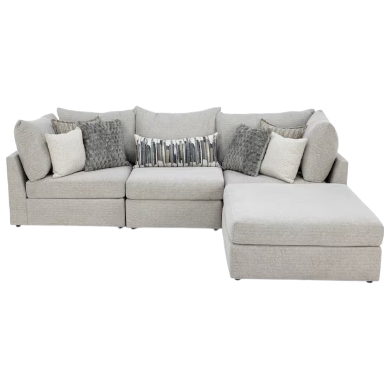 Hudson Modular 4 Piece Chaise Sectional