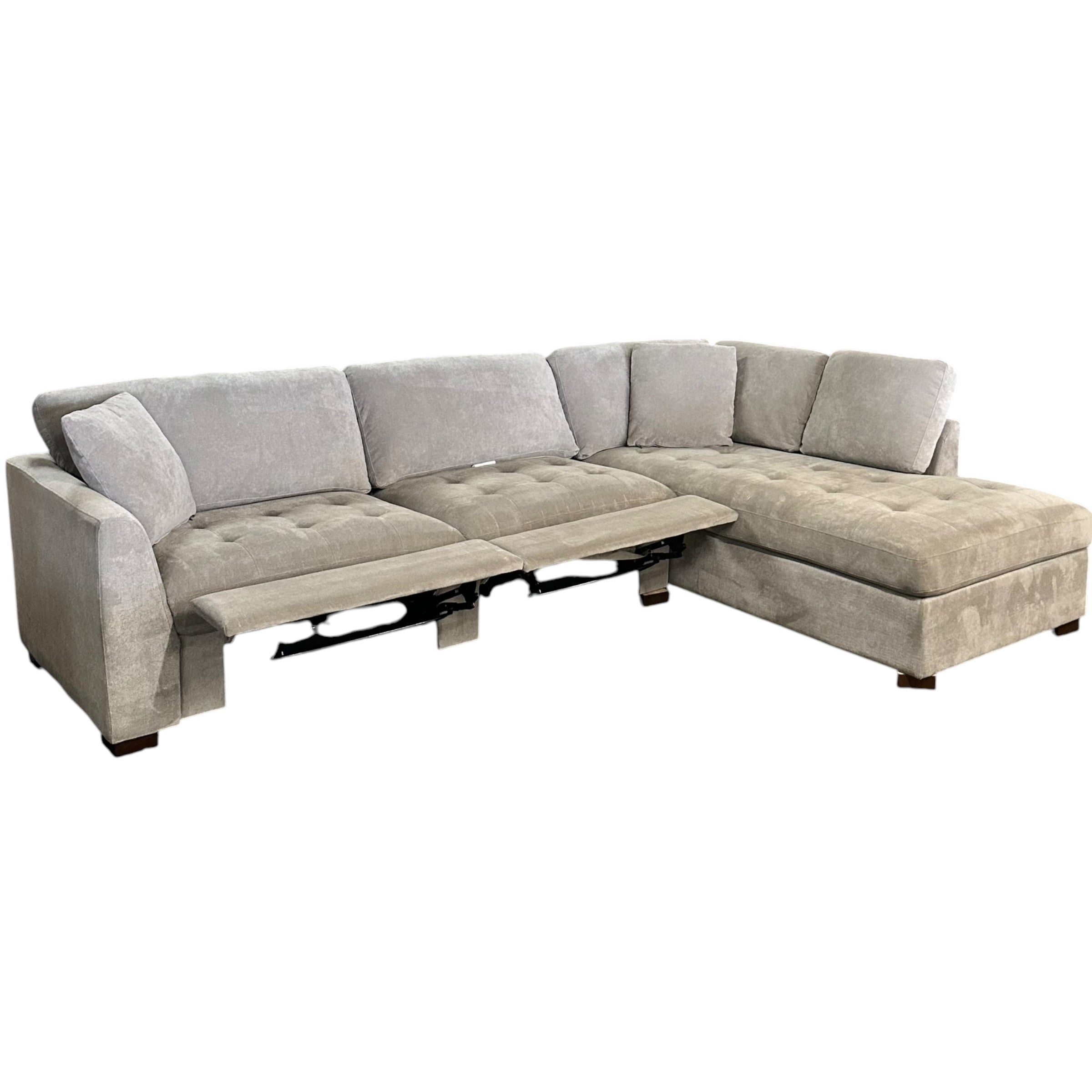 RAF Bumper Chaise Sectiobal with Electric Reclining Footrest