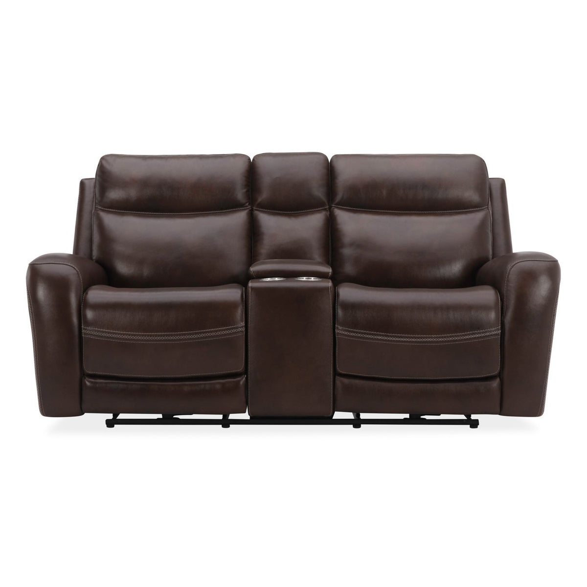 Loveseat w/Console P2 & ZG - Cognac