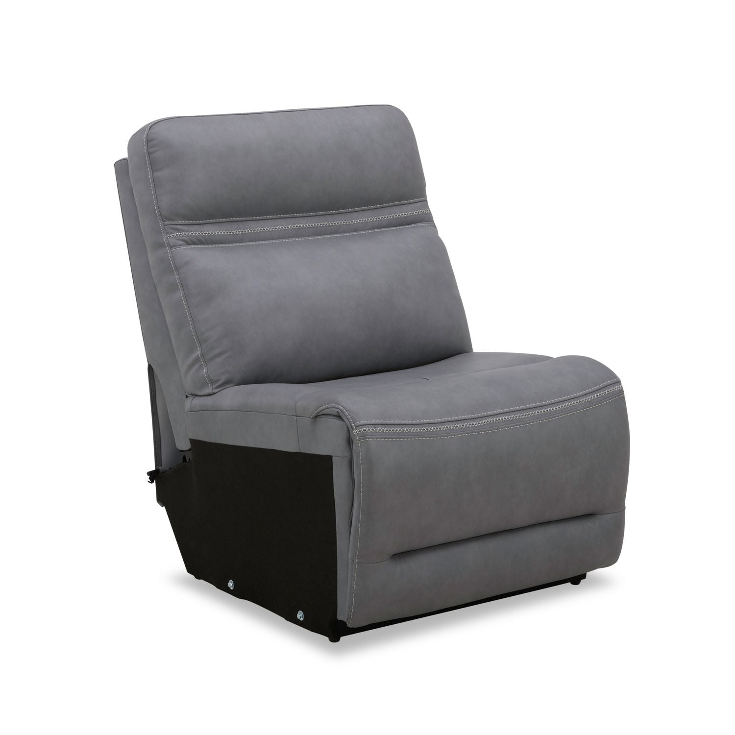 Armless Chair - Blue Gray