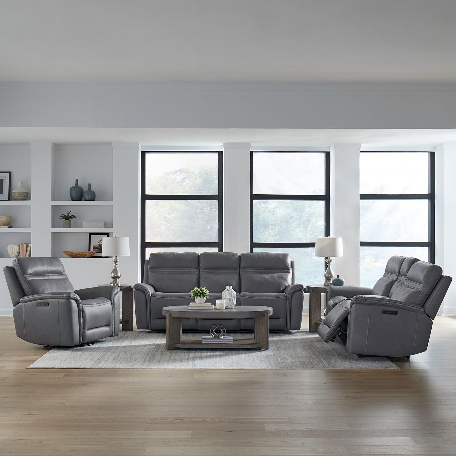 Sofa w/ Loveseat & Recliner