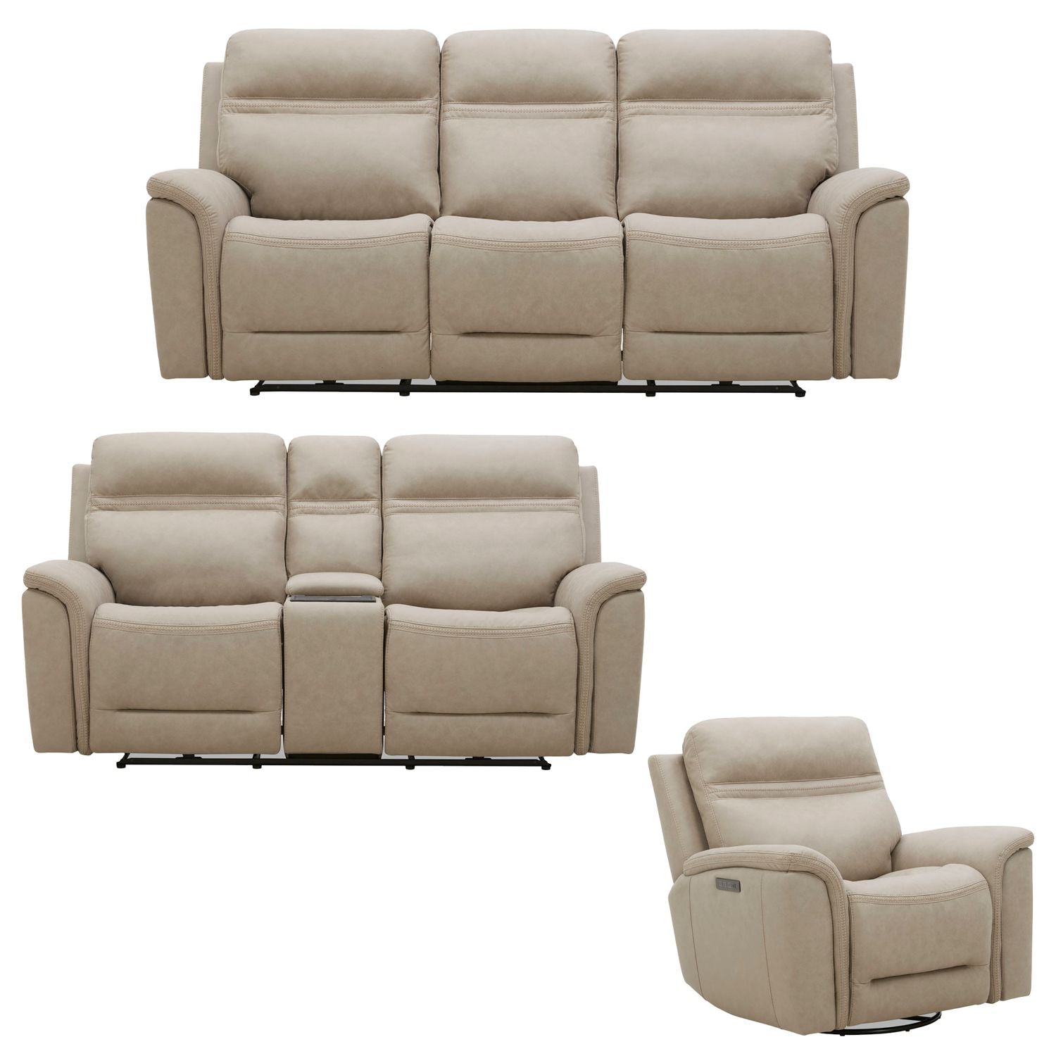 Sofa w/ Loveseat & Recliner