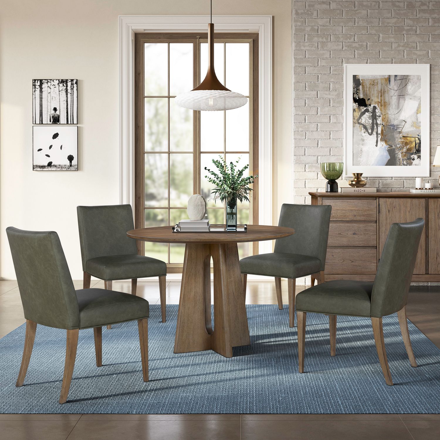 5 Piece Round Table Set