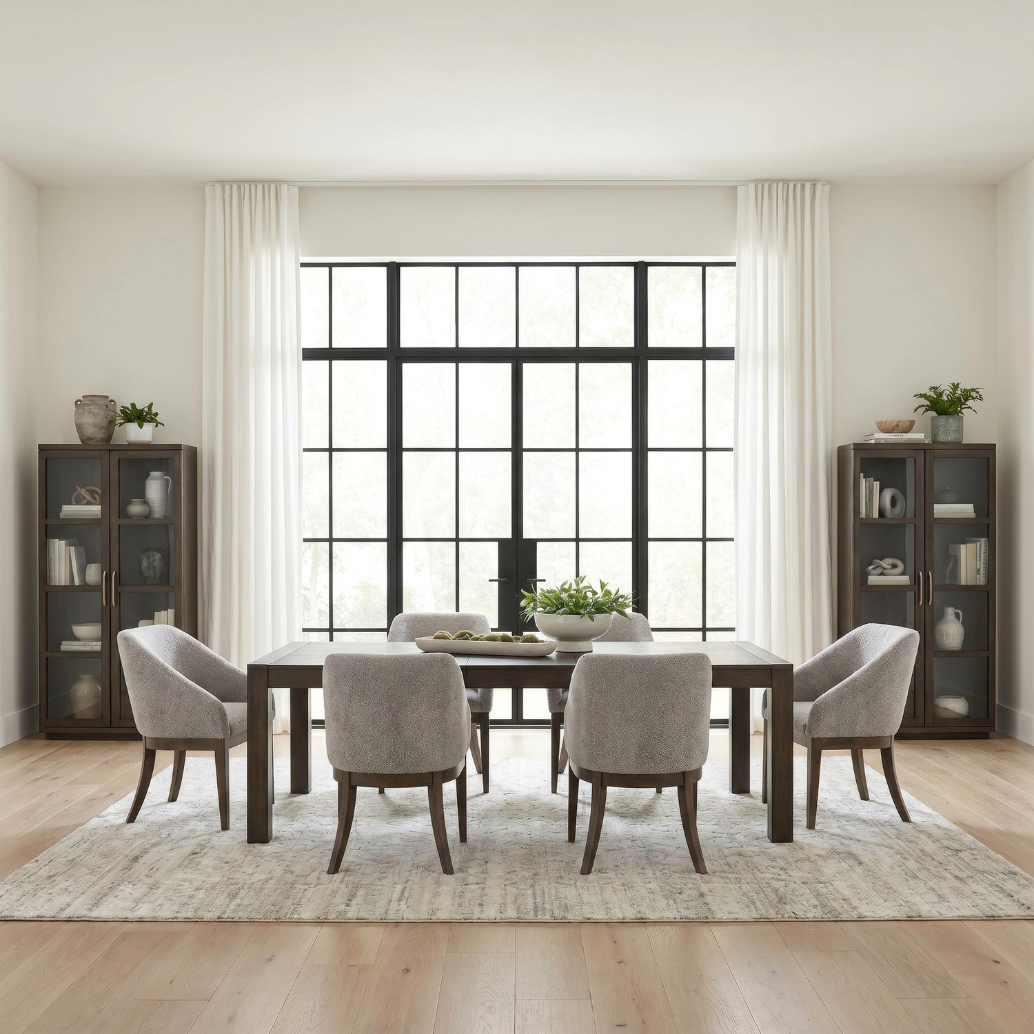 7 Piece Rectangular Table Set