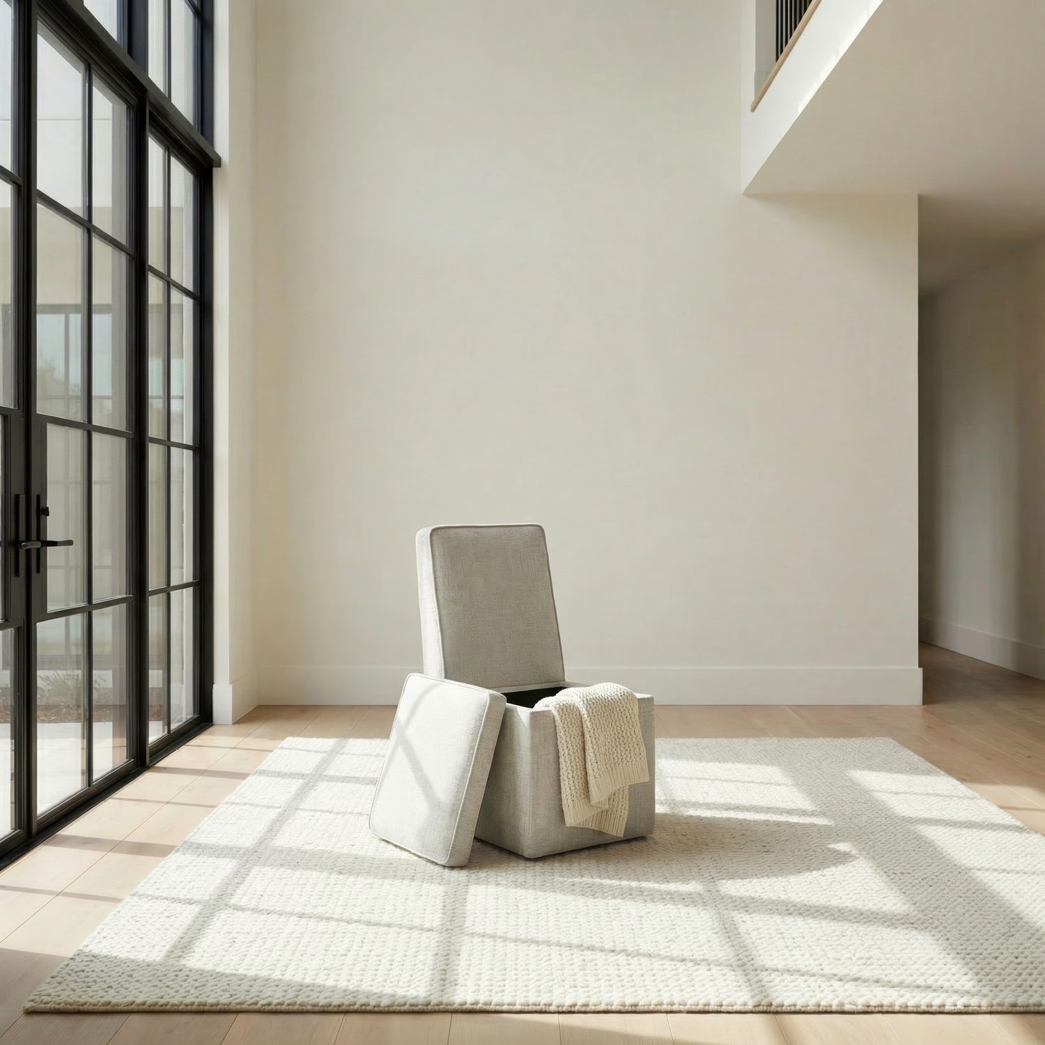 Accent Storage Dining Chair w/ Casters