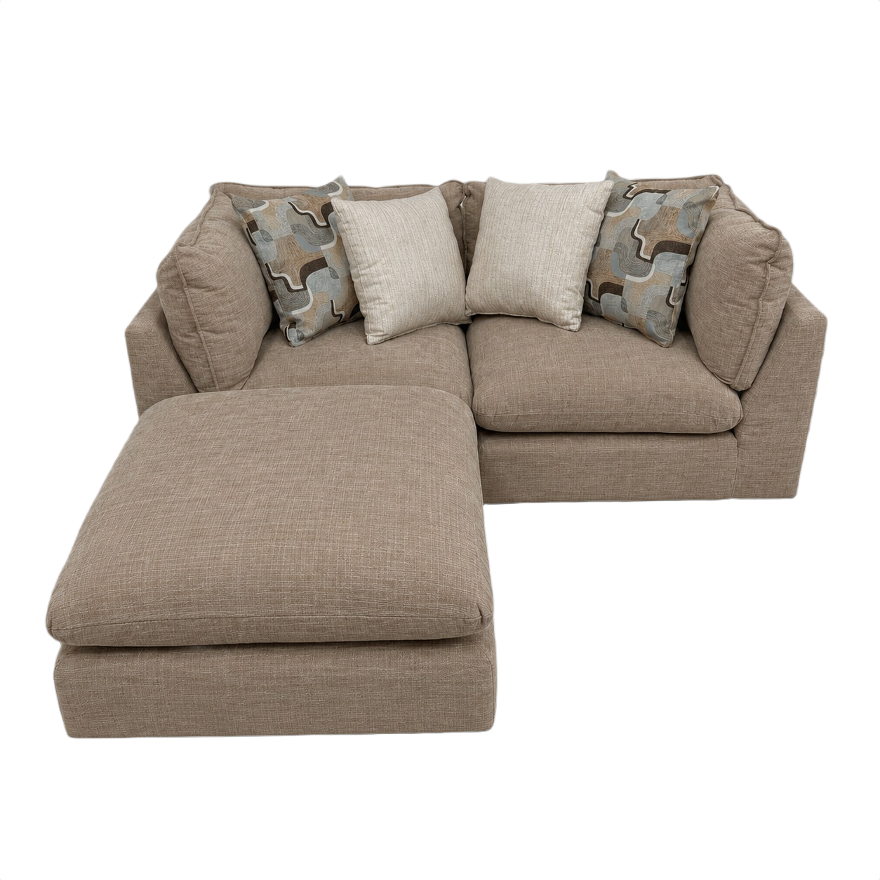 Willow 2-Piece Loveseat with Ottoma