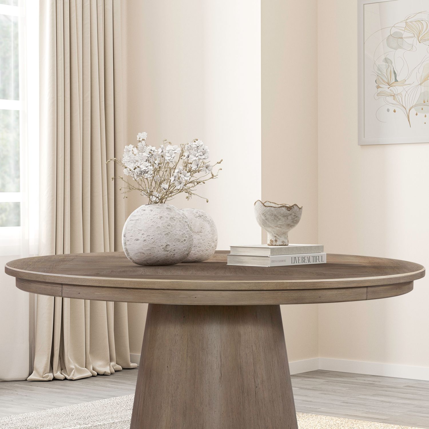 48 Inch Round Pedestal Table Top